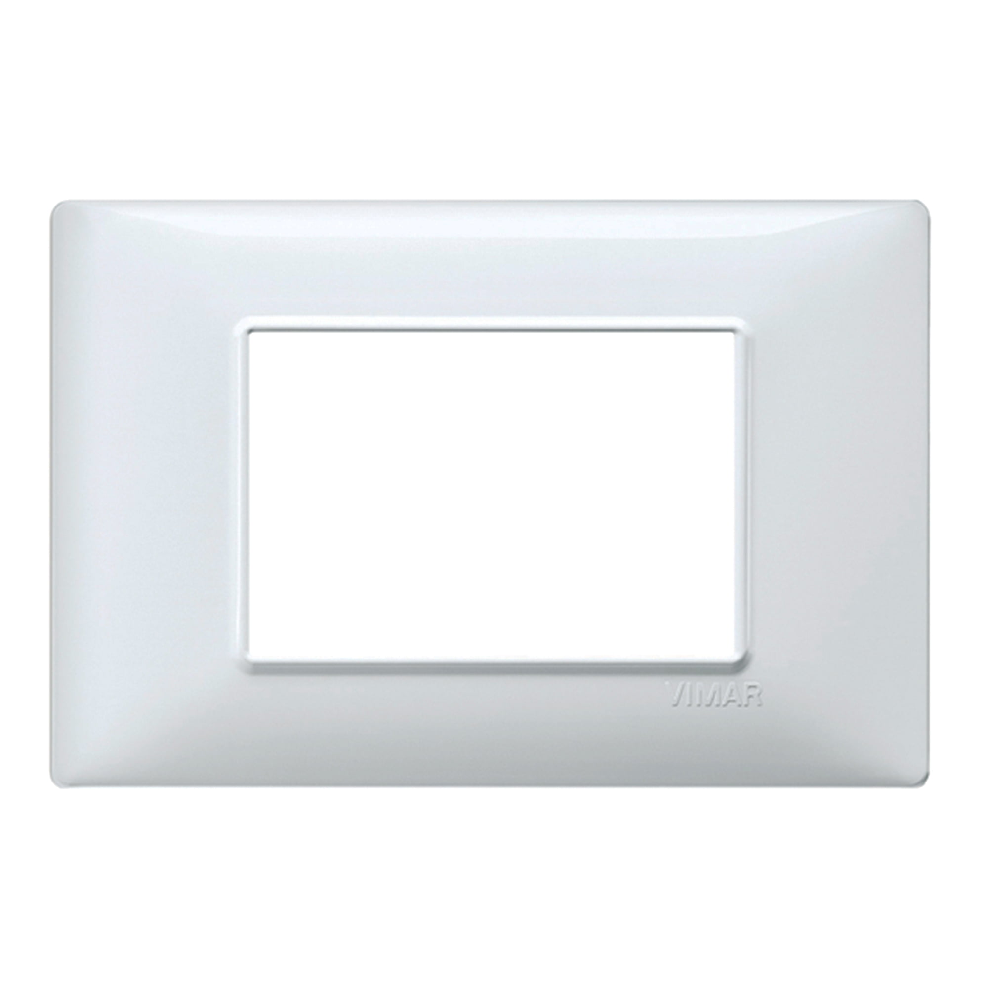 Soporte para placa 4 Módulos c/tornillos (línea PLANA)