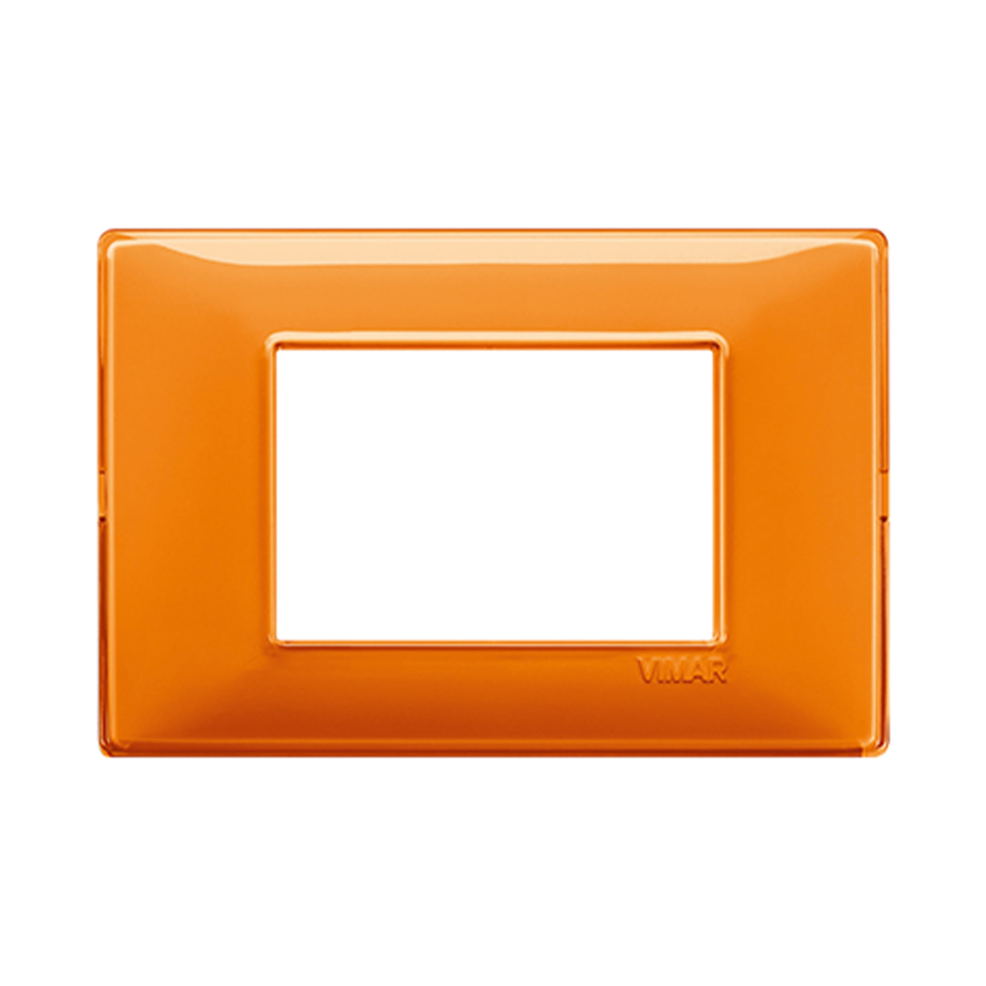 Soporte para placa 4 Módulos c/tornillos (línea PLANA)