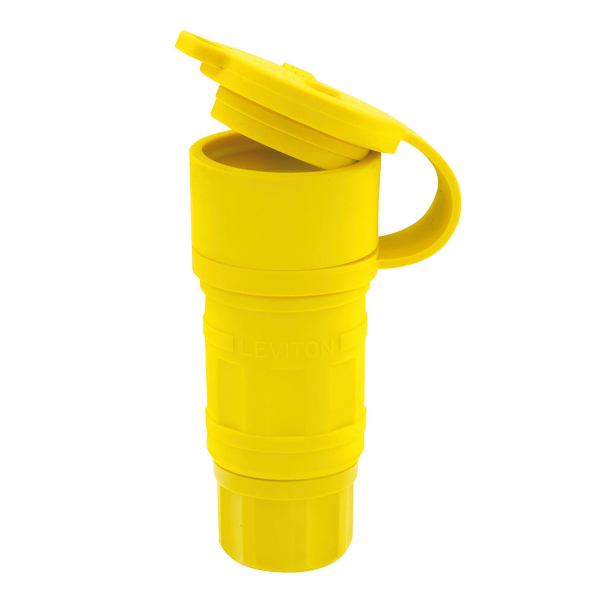 CONECTOR AEREO 20A 250V TUERTO CHINO PVC AMARILLO