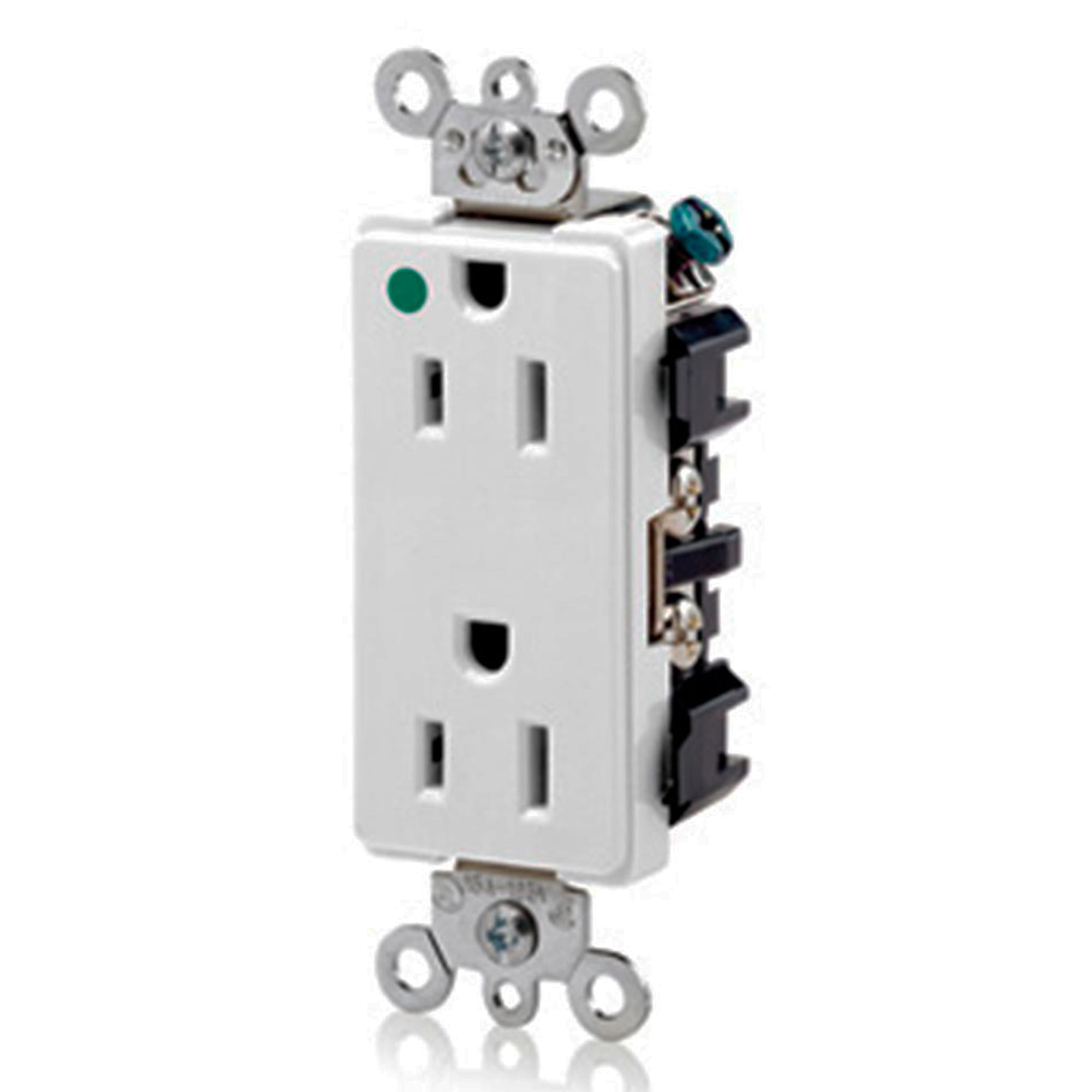 TOMA DOBLE EMPOTRABLE G/HOSPITALARIO 15A 125V ROJO