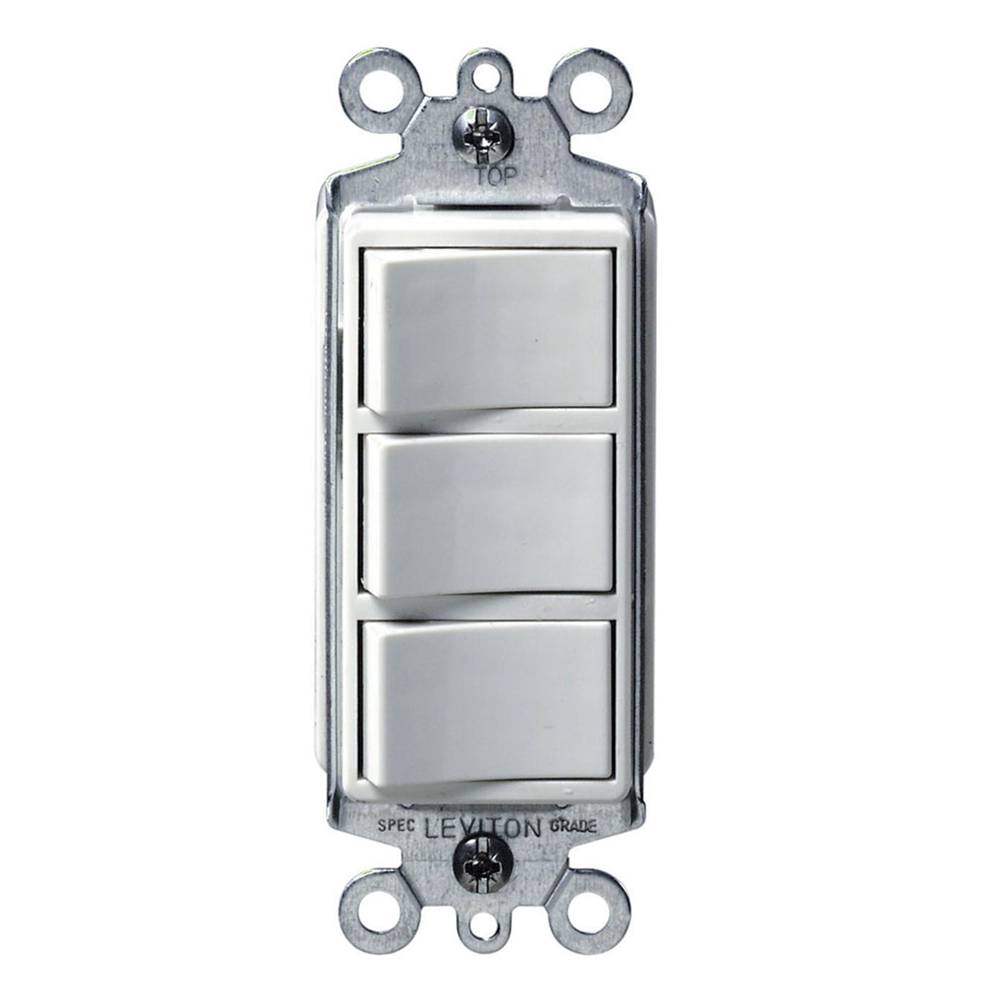 PLACA BRONCE SIMPLE C/TOMACORRIENTE TR.