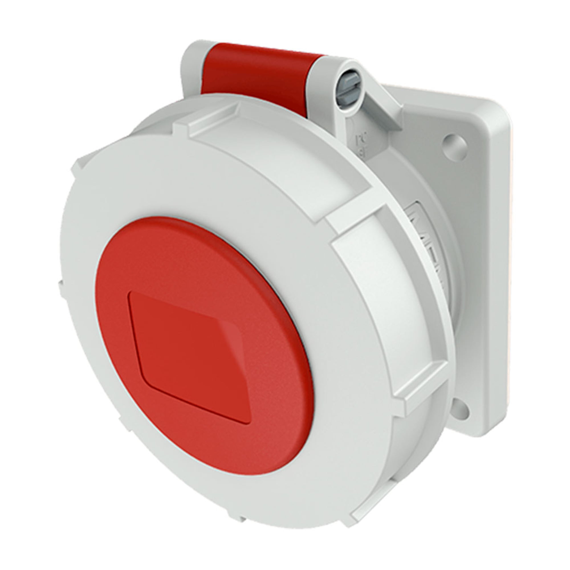 TOMA INDUSTRIAL C/BLOQUEO MECANICO DUO 32AMP 3P+T 230V AZUL 9H IP67 NO CANDADO