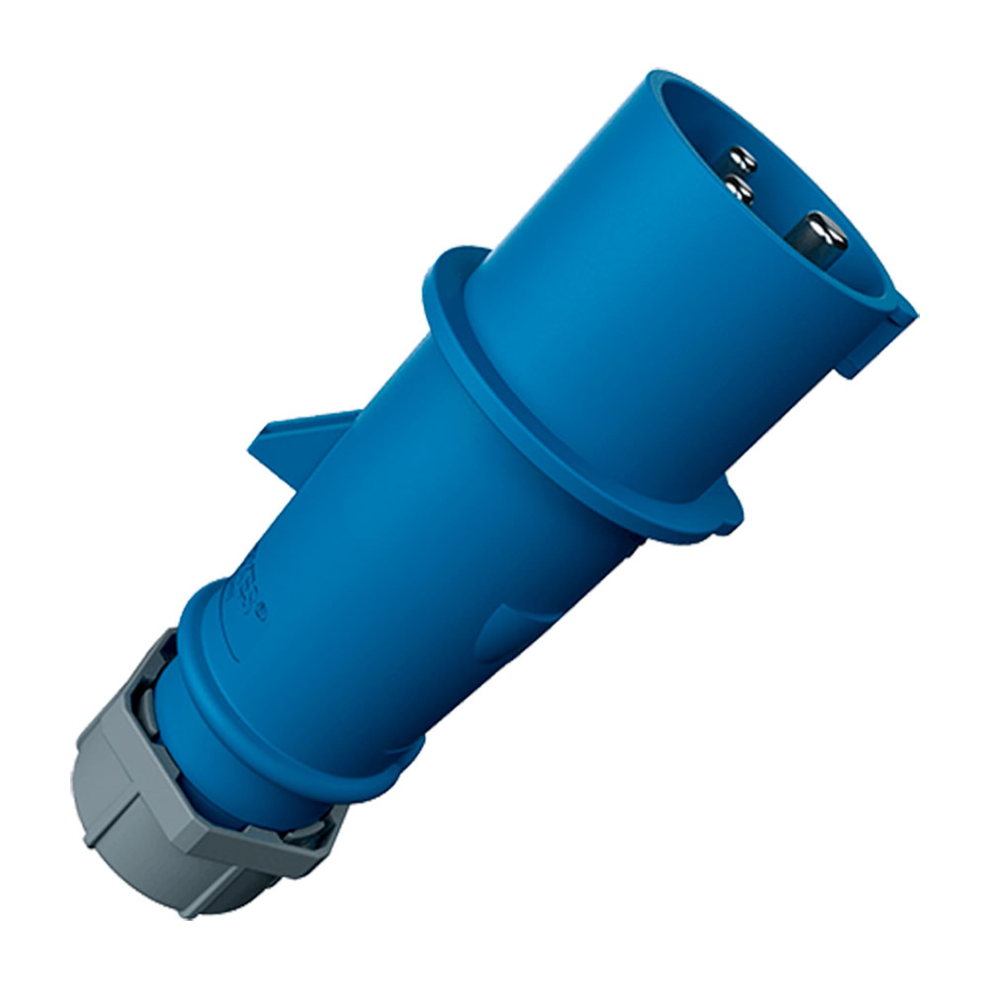 ENCHUFE INDUSTRIAL MONOFASICO (2P+T) 16AMP 250V AZUL IP44 MENNEKES