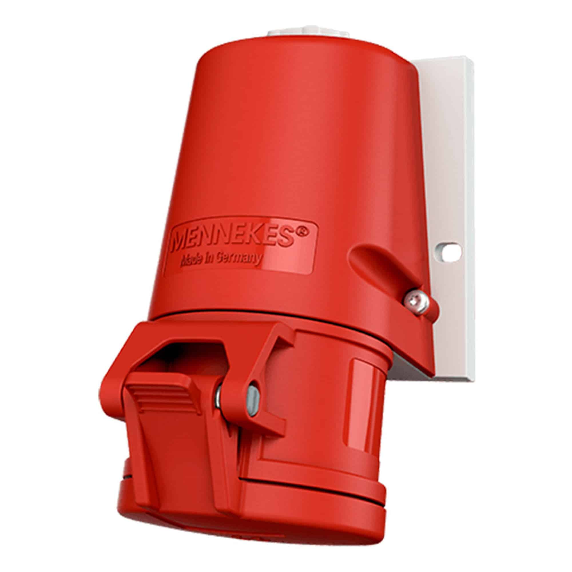 TOMA VISIBLE 32AMP 3P+N+T 415V ROJO 6H IP44