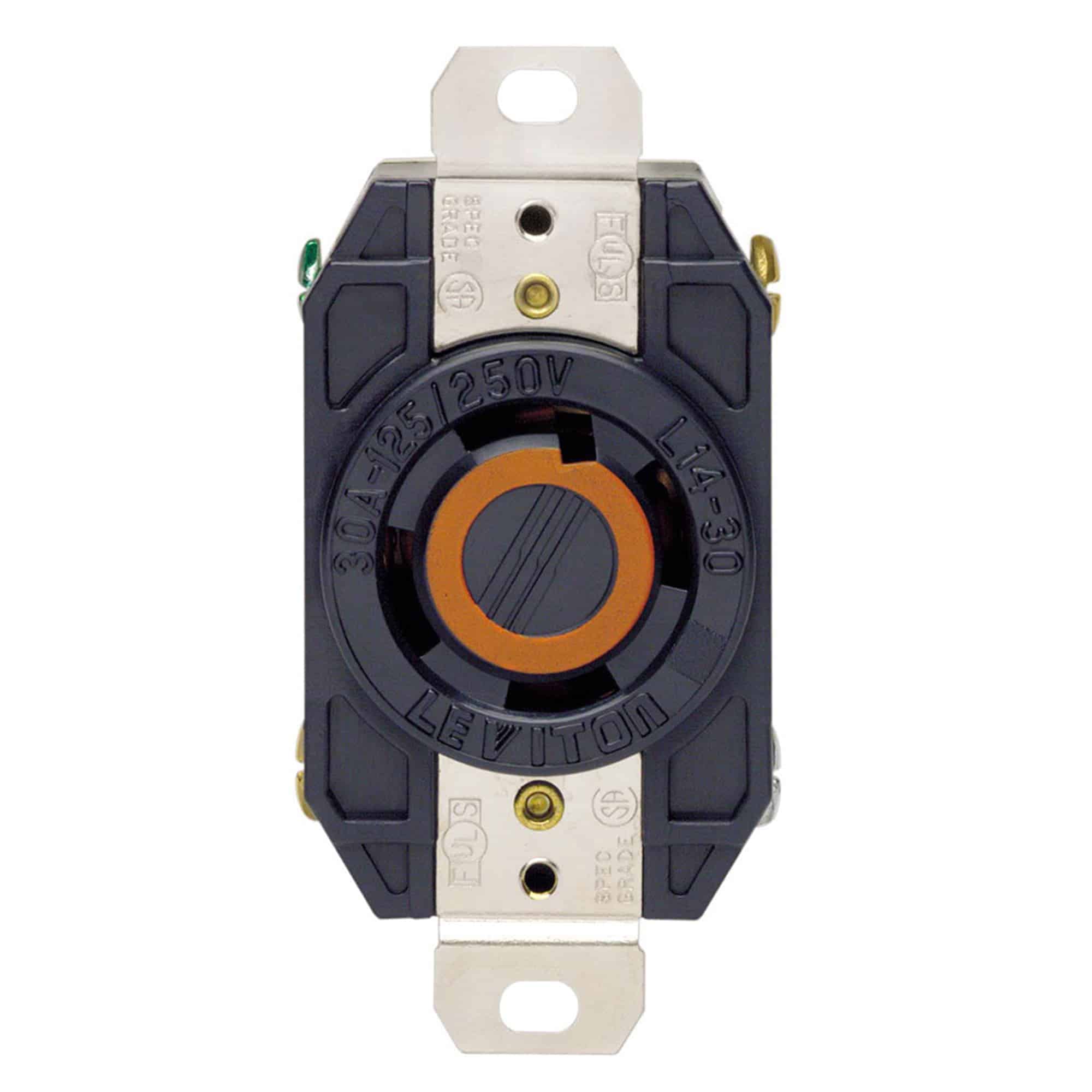 TOMA EMPOTRAR 3X30A 250V L14 C/SEGURO