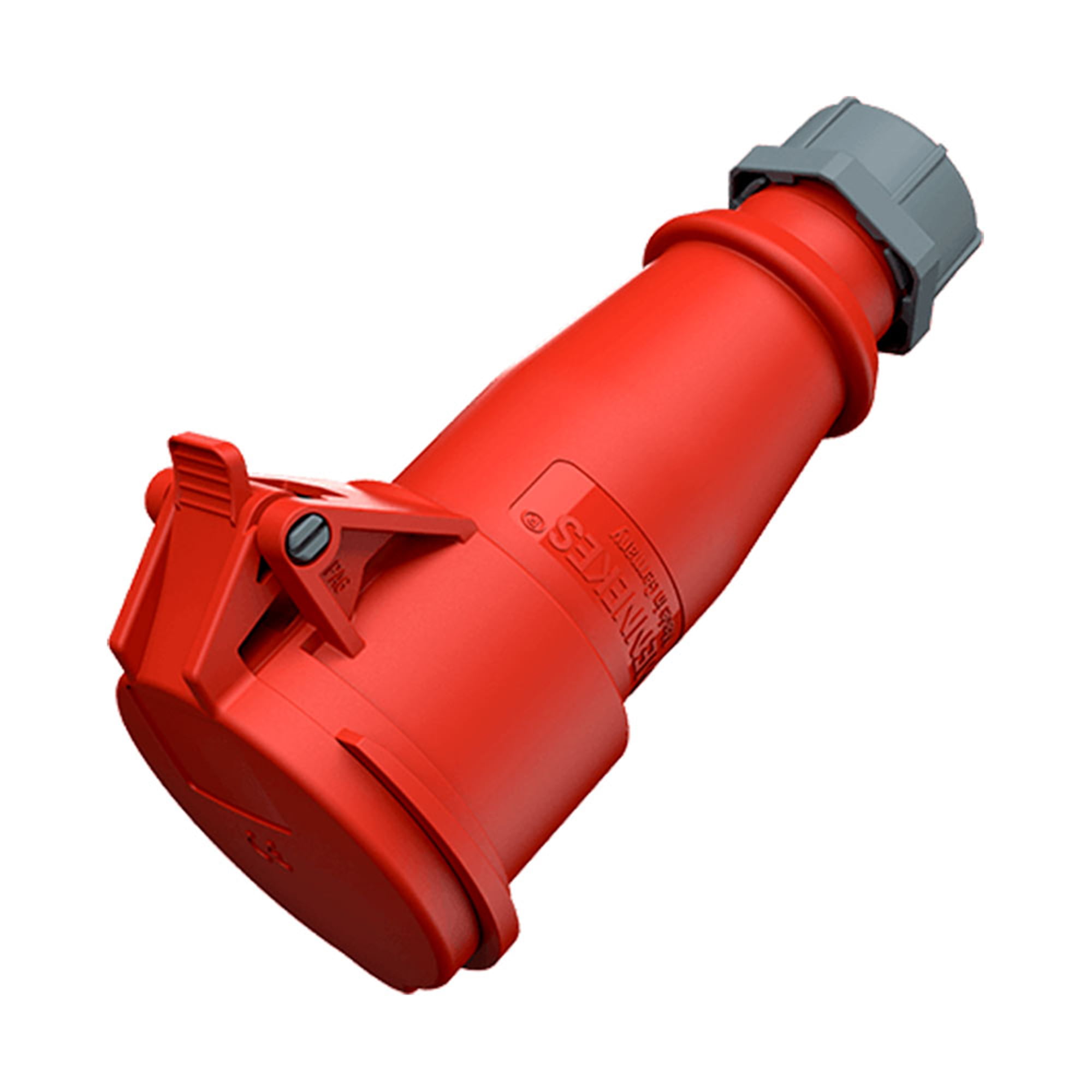 TOMA AEREO INDUSTRIAL MONOFASICO (2P+T) 16AMP 415V ROJO IP44 MENNEKES