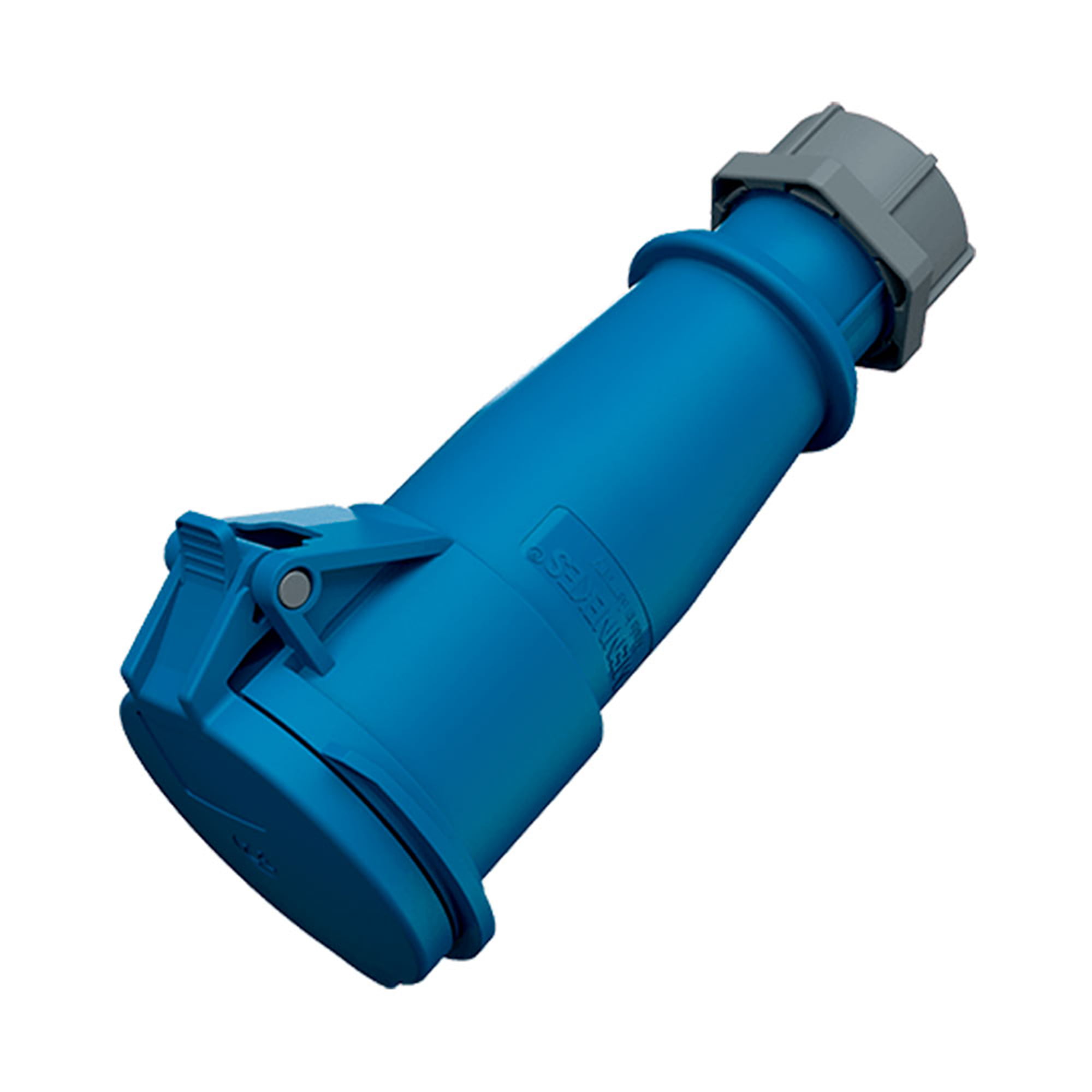 TOMA AEREO INDUSTRIAL TRIFASICO (3P+T) 32AMP 250V ROJO IP44 MENNEKES