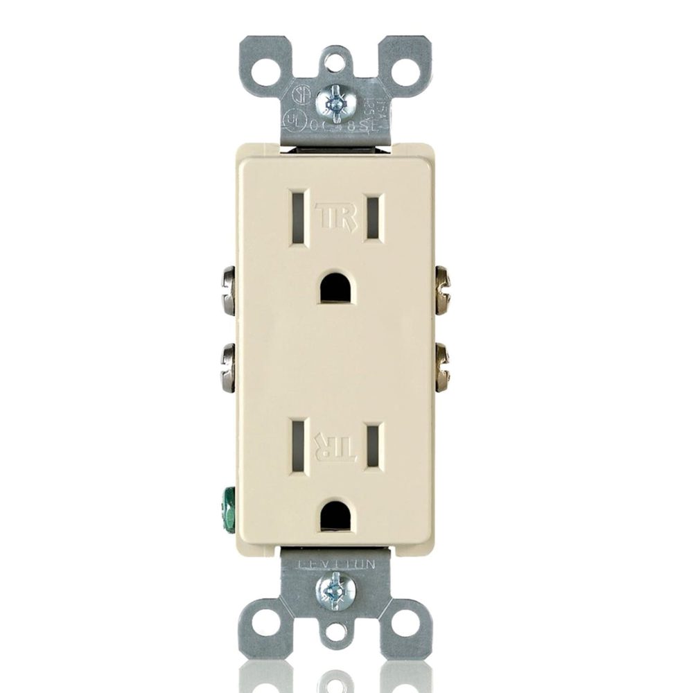 TOMA DOBLE EMPOTRABLE DECORA UNIVERSAL 2X15A L/T 150V O 16A L/T 250V BLANCO