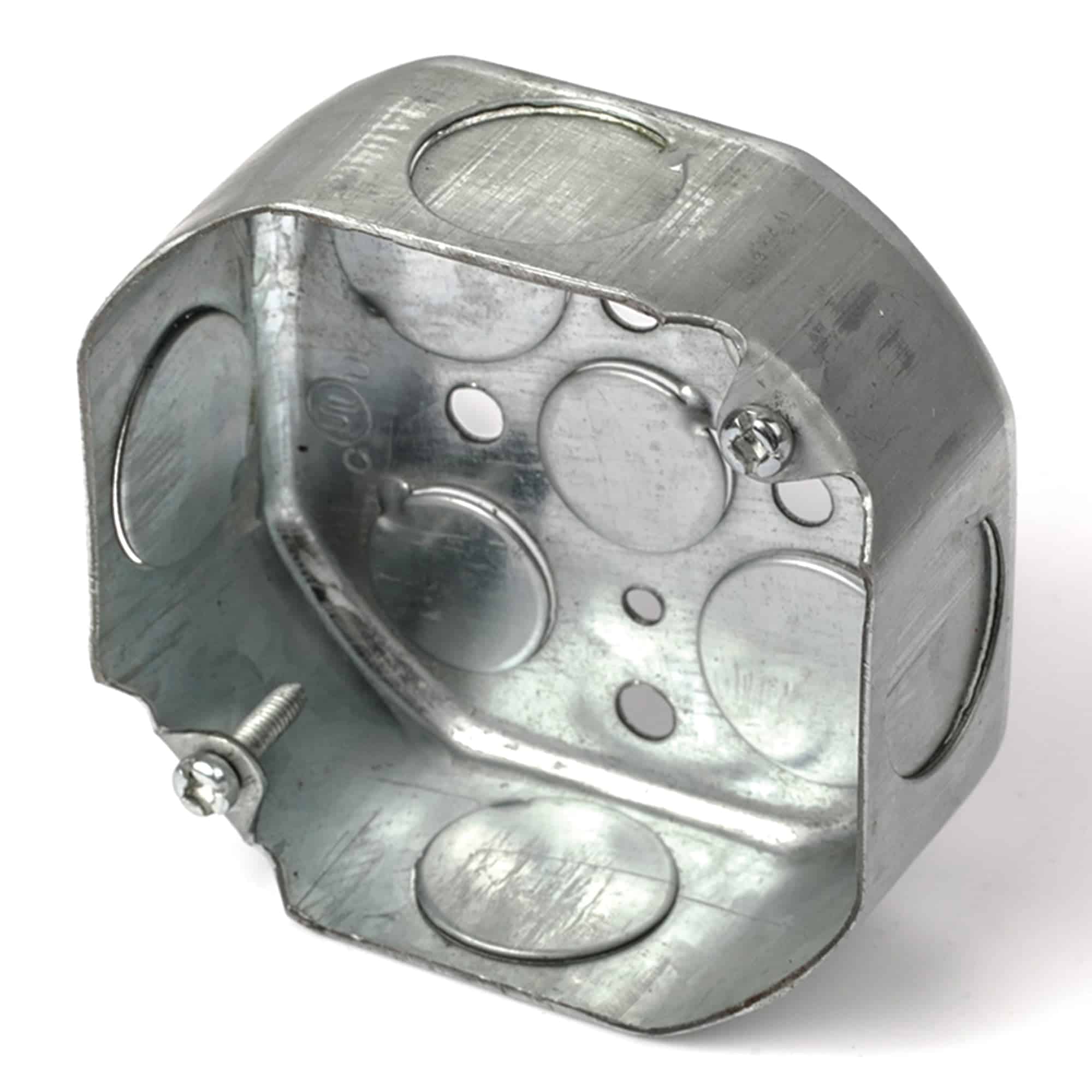 CAJA RECTANGULAR ACERO ESPESOR 1.2MM 1/2" y 3/4" CON UL