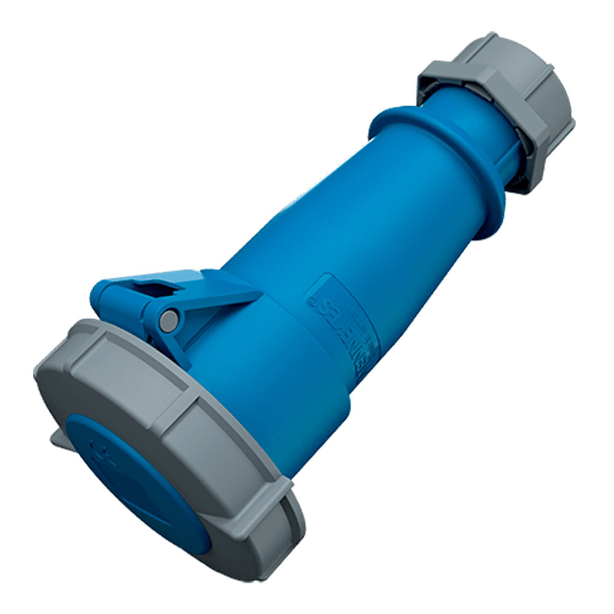 TOMA AEREO INDUSTRIAL TRIFASICO (3P+T) 32AMP 250V AZUL IP67 MENNEKES