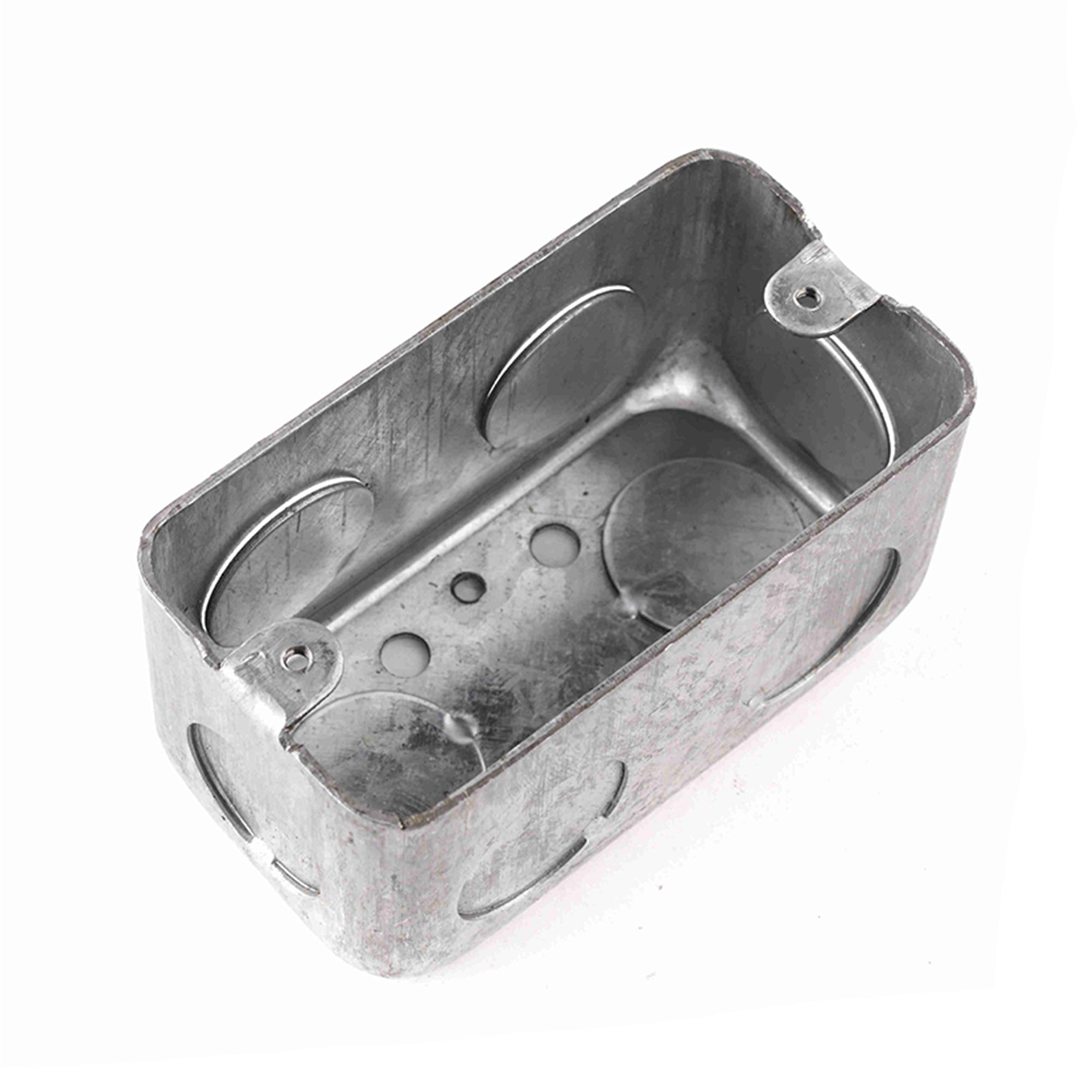 CAJA RECTANGULAR 4X2" ESPESOR 1.2MM DE 1" CON UL