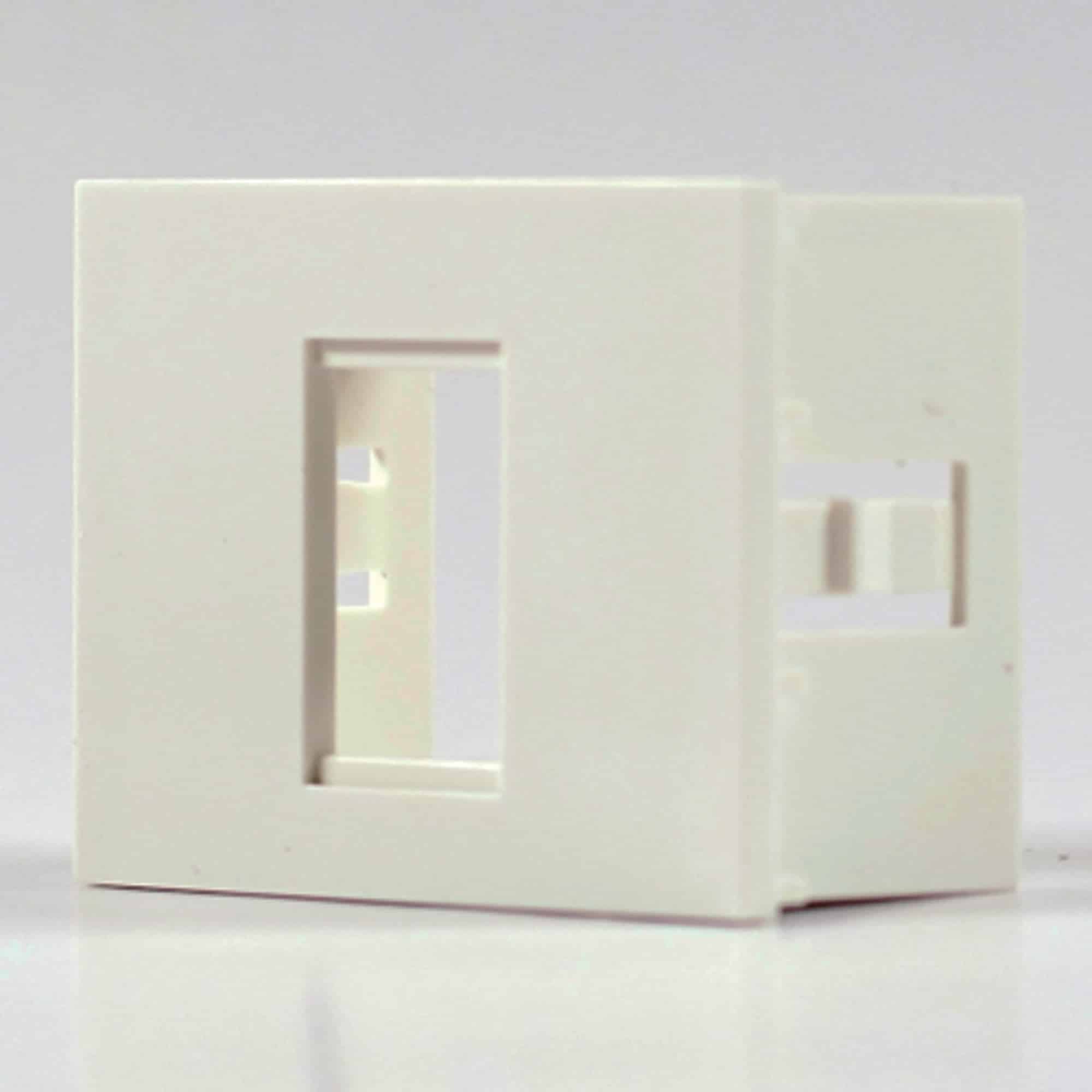 CAJA VISIBLE PARA RJ45 BLANCO