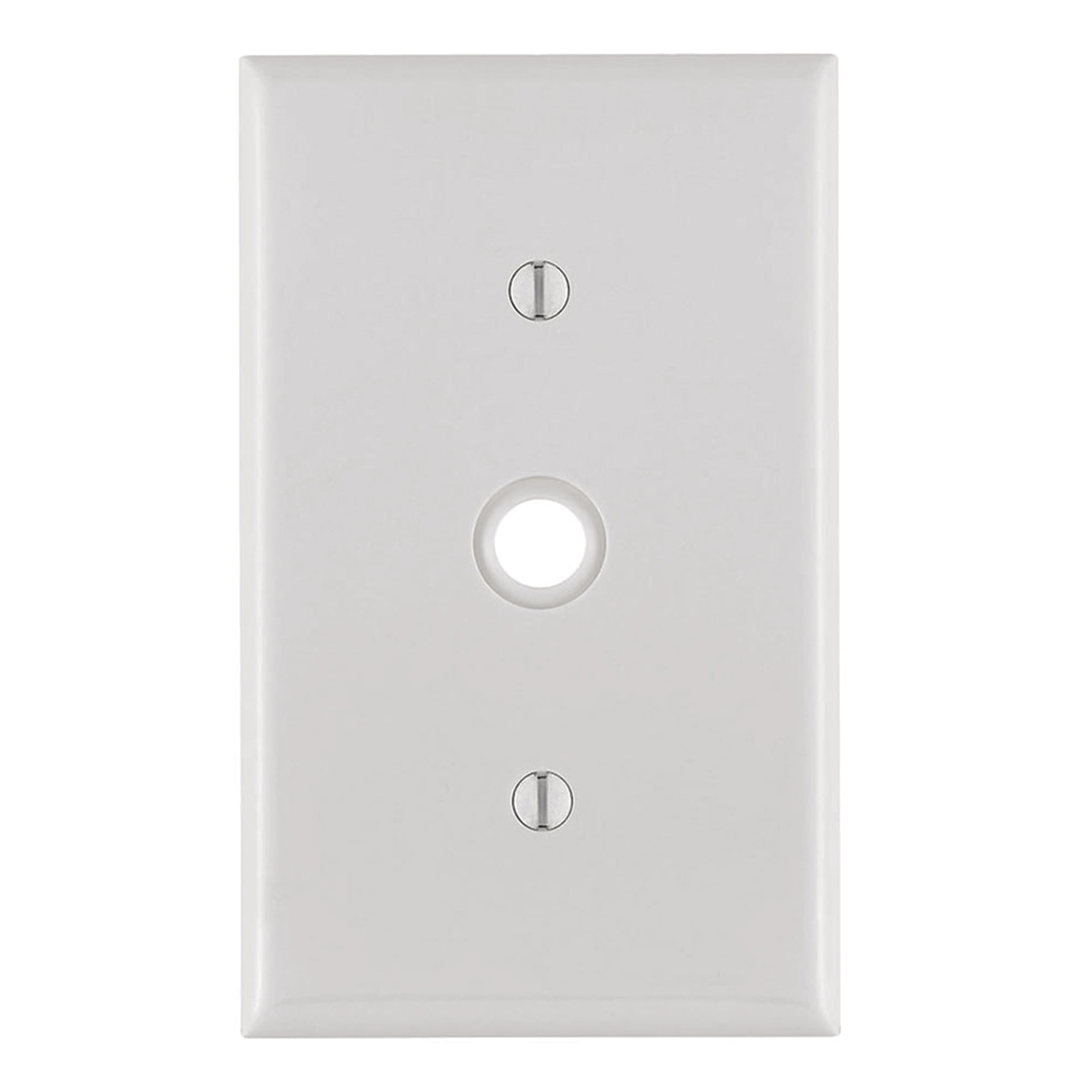 PLACA SIMPLE NYLON P/INTERRUPTOR MARFIL