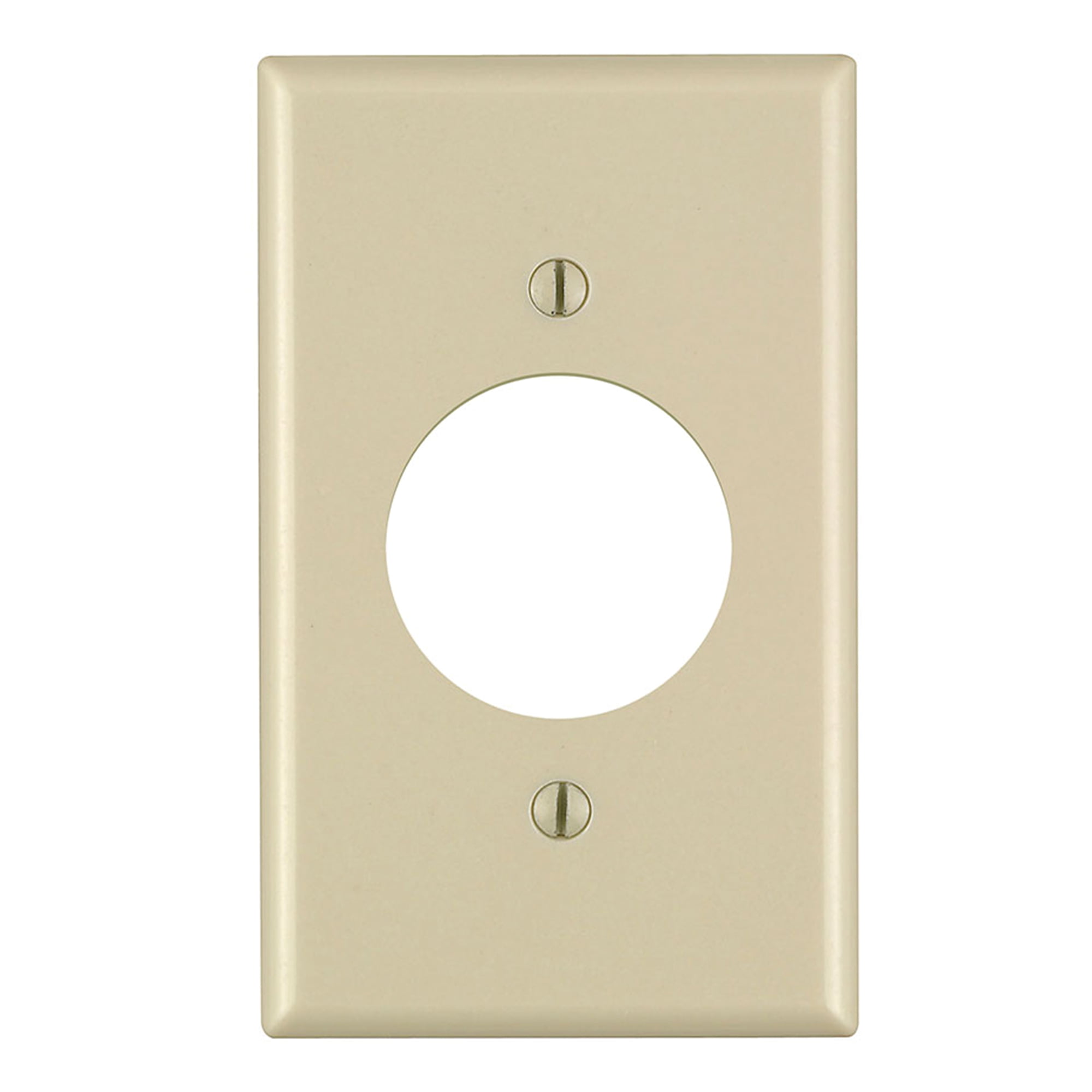 PLACA SIMPLE NYLON P/INTERRUPTOR MARFIL