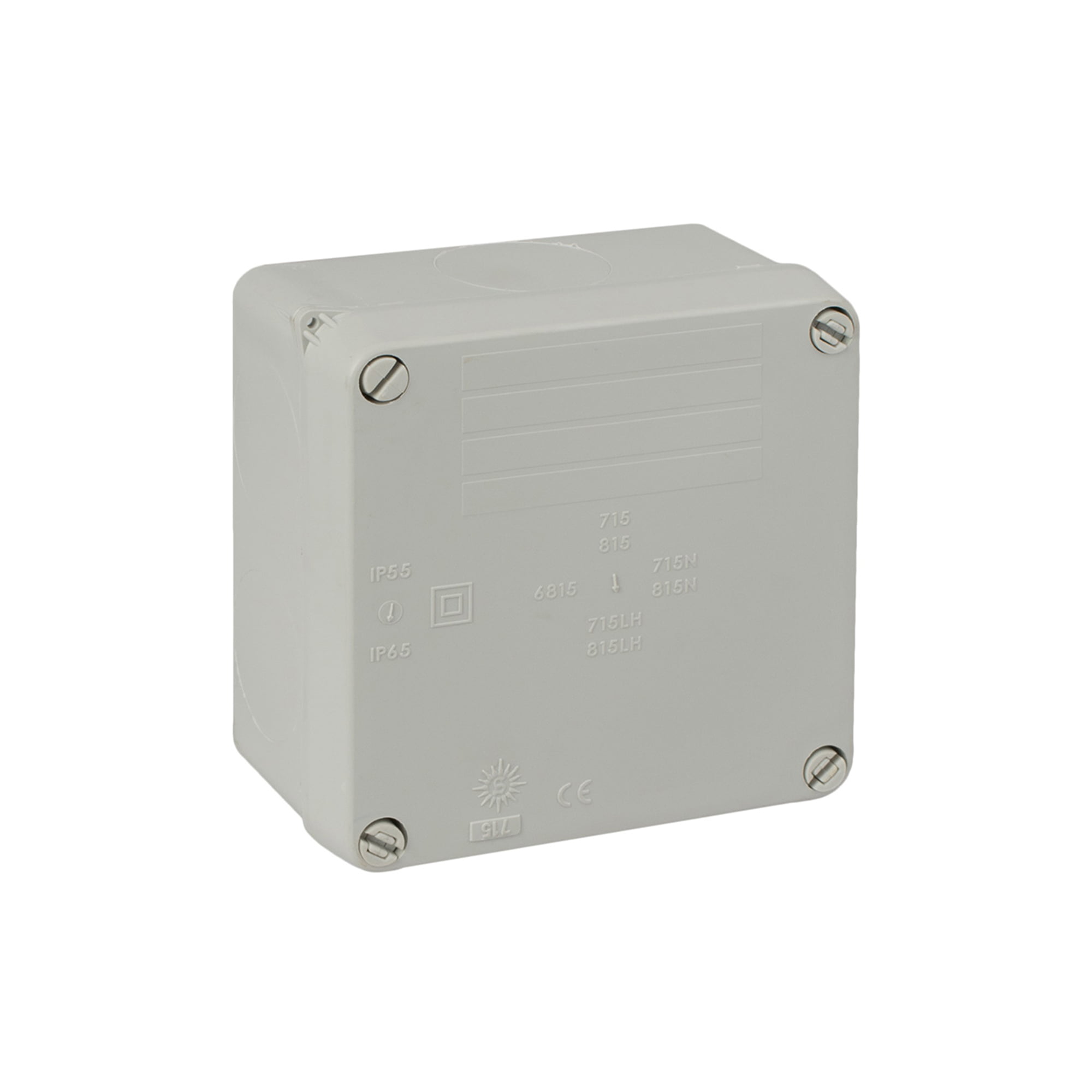 CAJA CUADRADA 4X4 1.45'' BLANCO