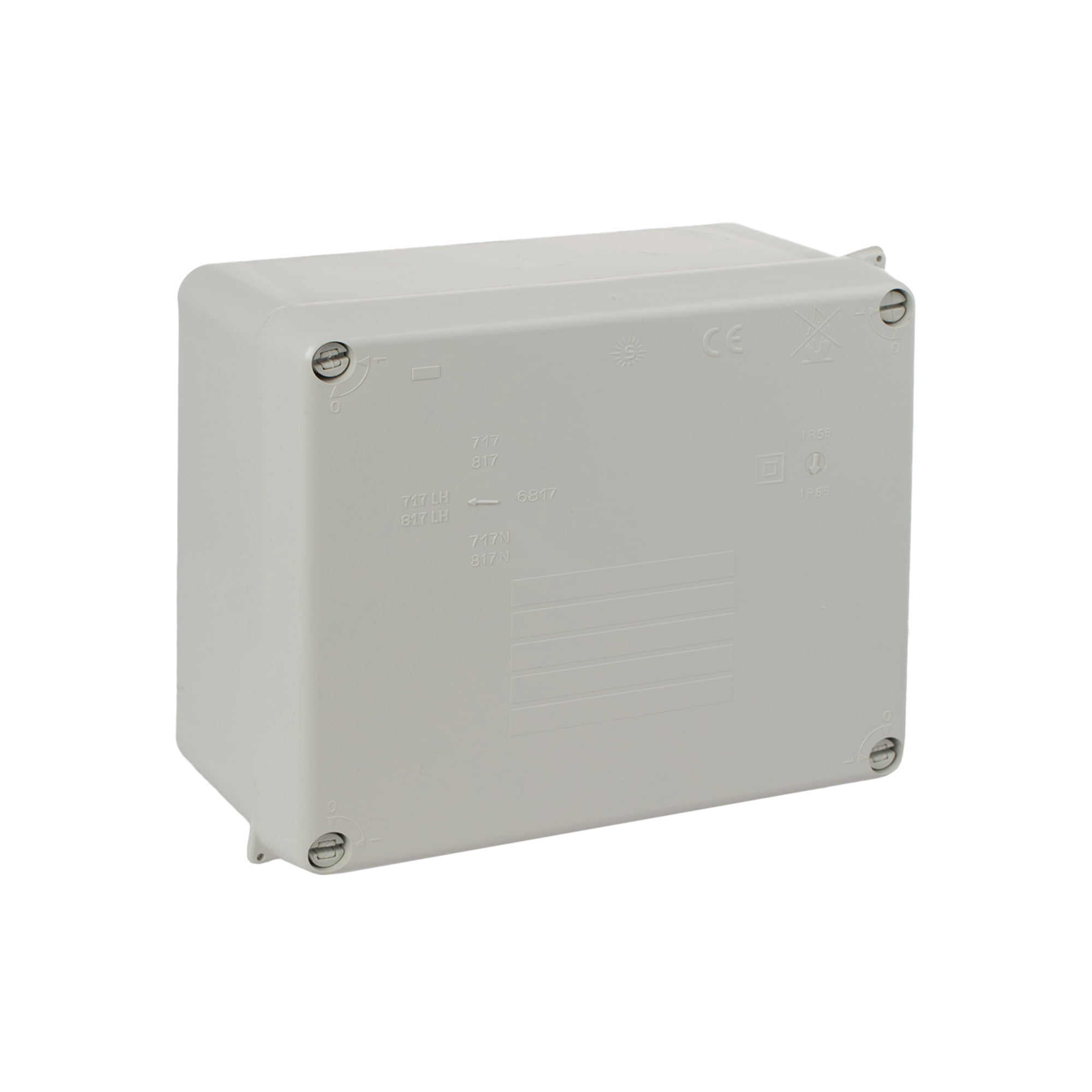 CAJA CUADRADA 4X4 1.45'' BLANCO