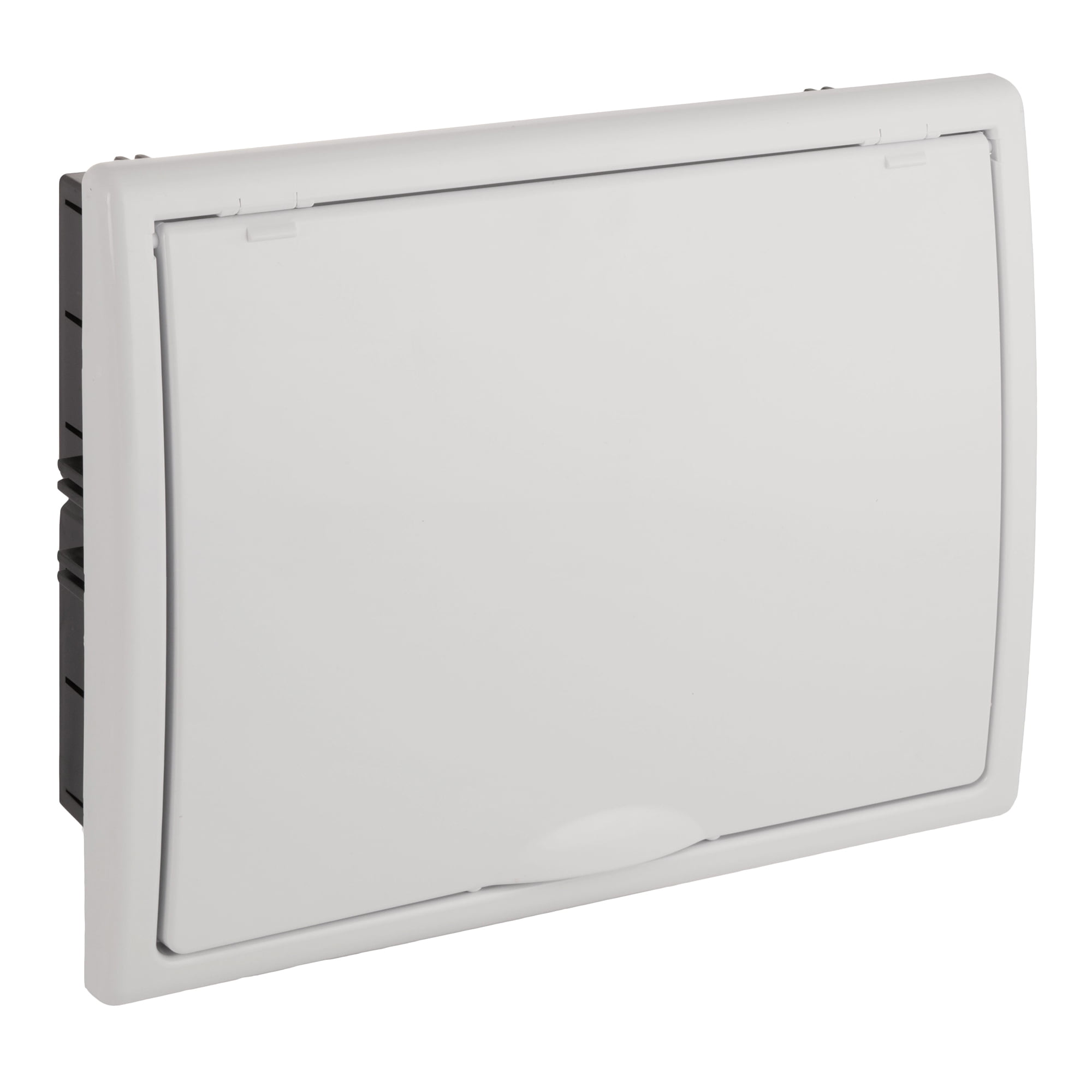 TABLERO EMPOTRADO TERMOPLÁSTICO, 22P, PUERTA FUMÉ VERTICAL, 450x222x72mm