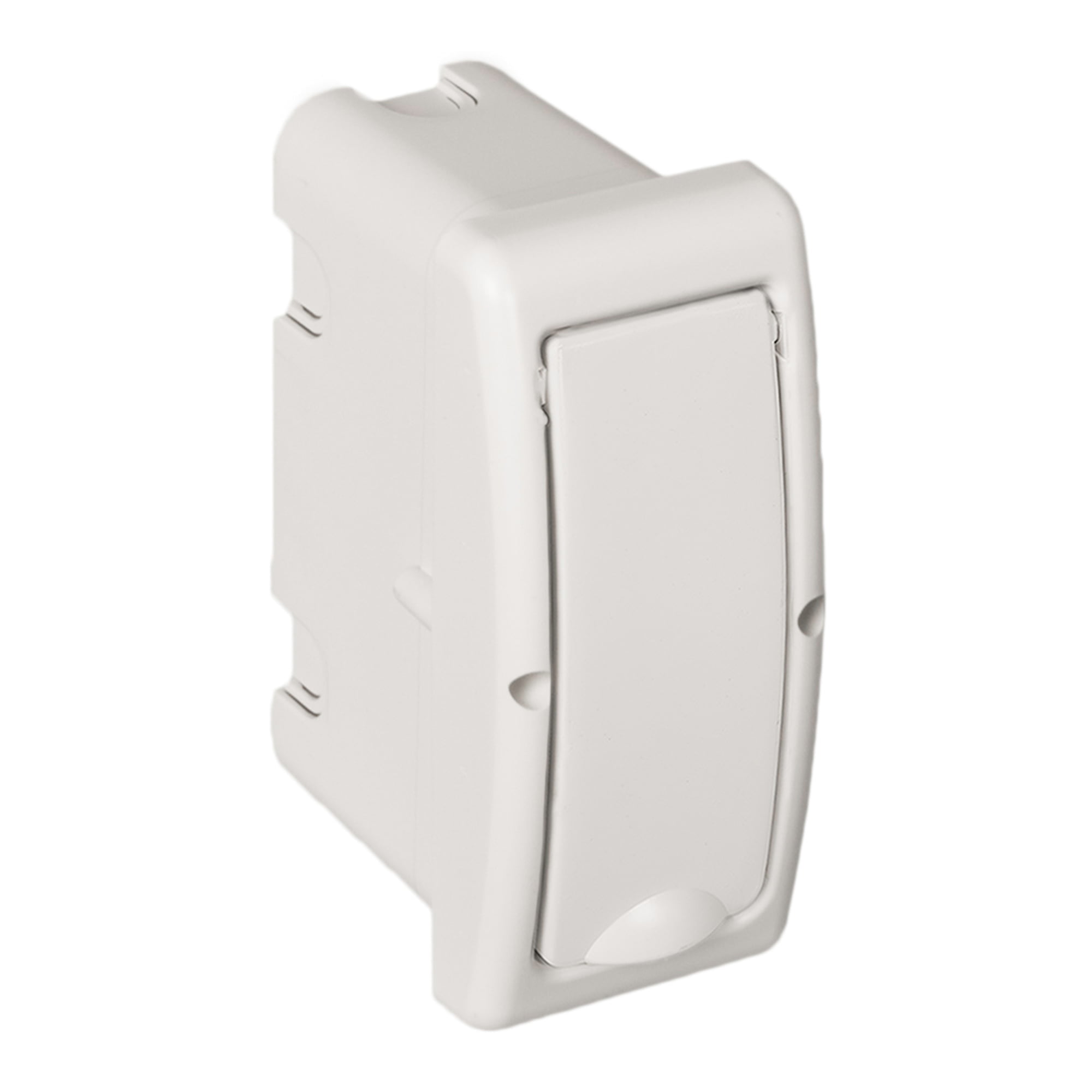 TABLERO EMPOTRADO TERMOPLÁSTICO, 22P, PUERTA FUMÉ VERTICAL, 450x222x72mm