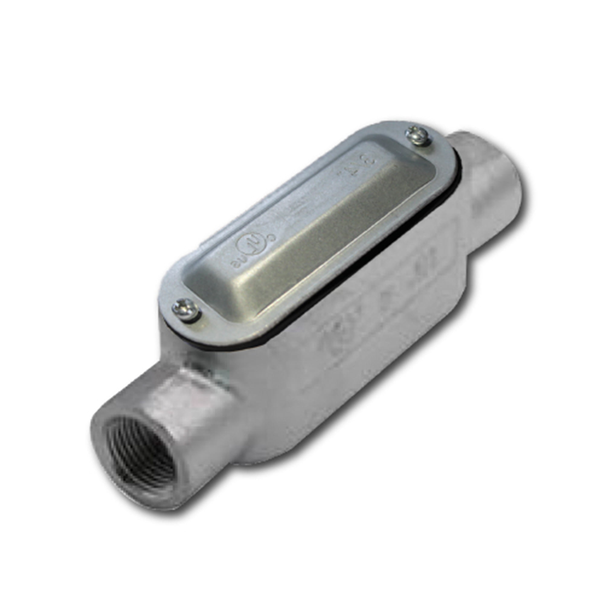 CAJA CONDULET TIPO LB 4" FORM 5 HIERRO MALEABLE GALVANIZADO EN CALIENTE C/TAPA C/EMP CON UL E254321