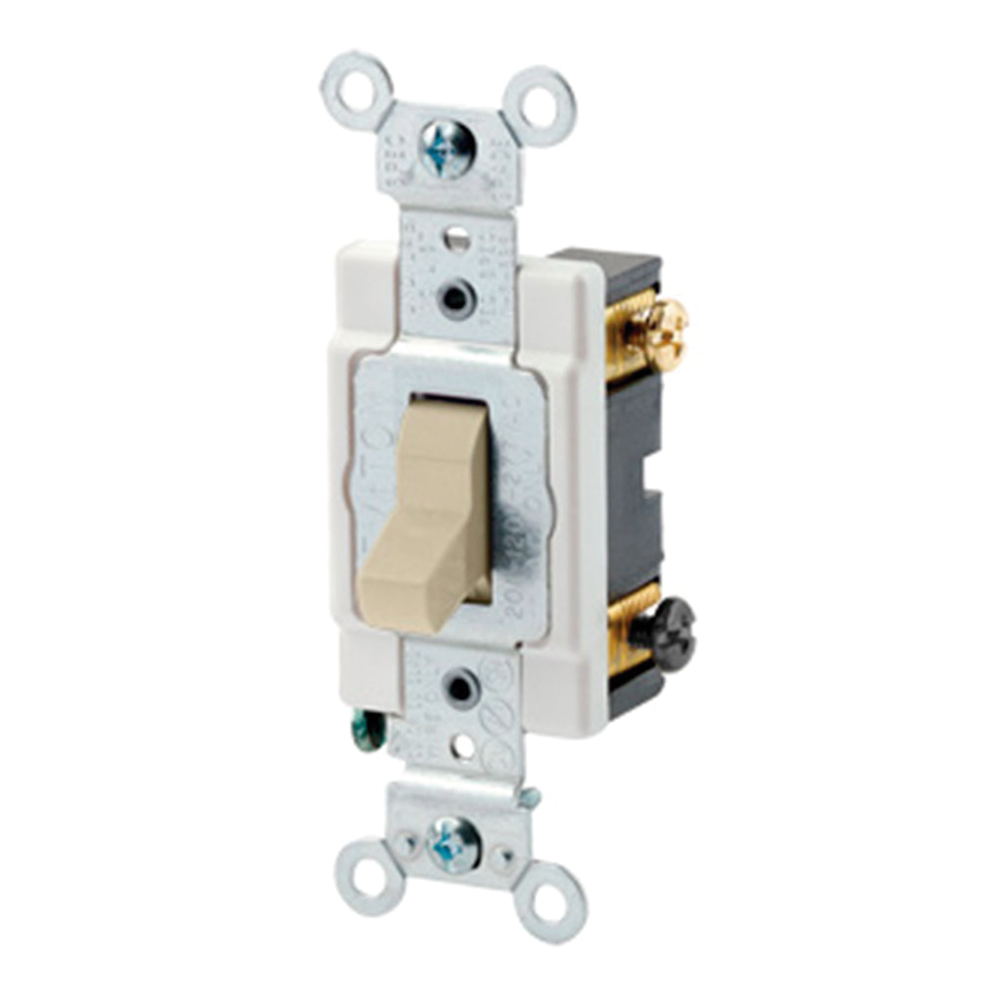 Interruptor unipolar Plana 16A 250V 2 Mod blanco