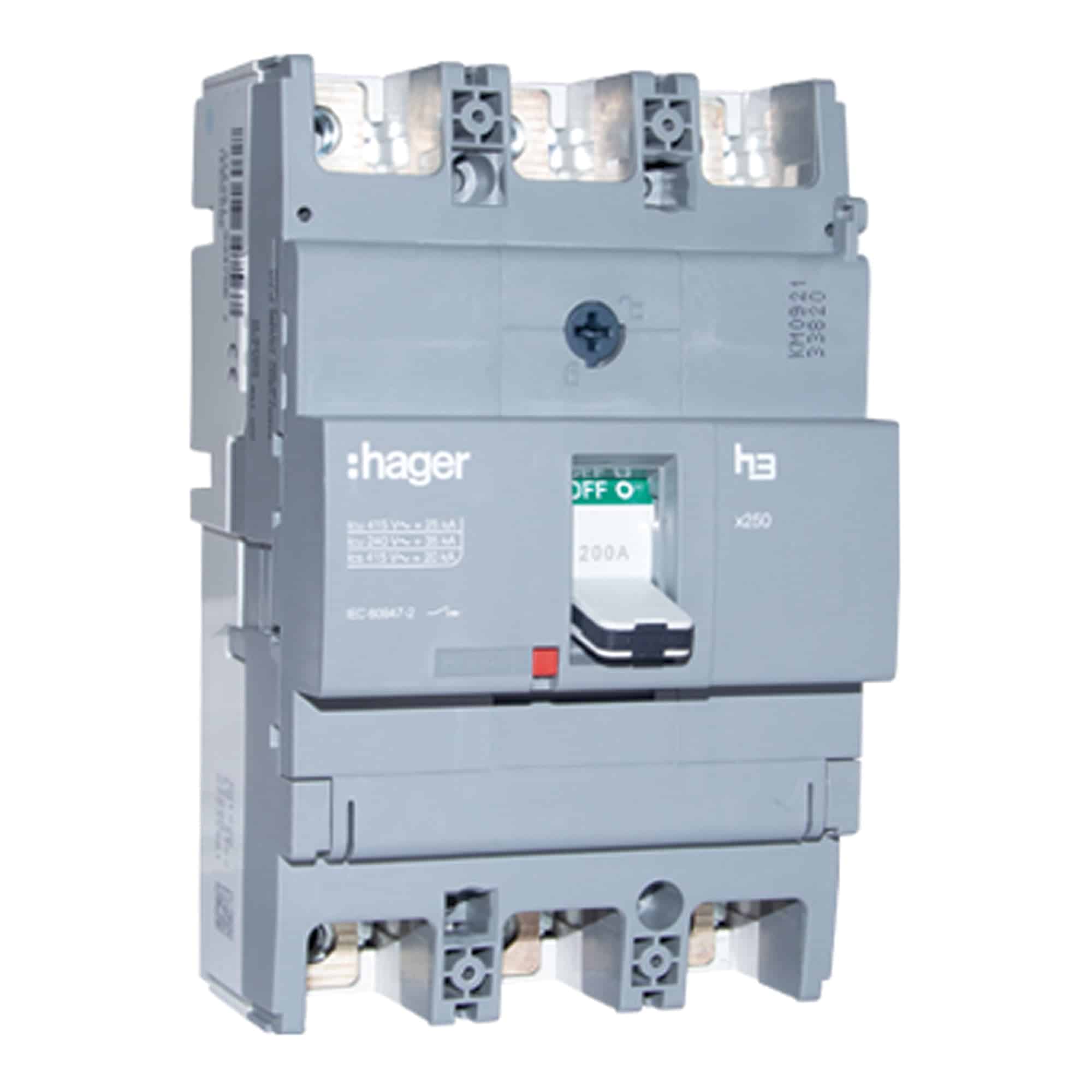 ITM CAJA MOLDEADA FIJO H3 x160 2P 80A TF/MF, 25kA/240V