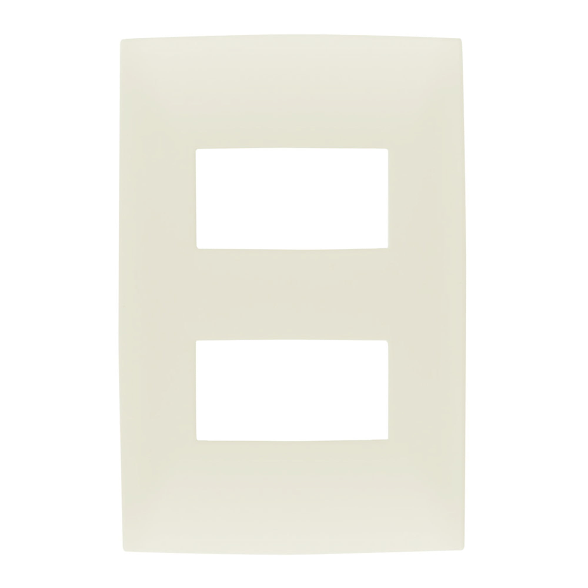 PLACA SIMPLE 3 MODULOS CIEN BLANCA