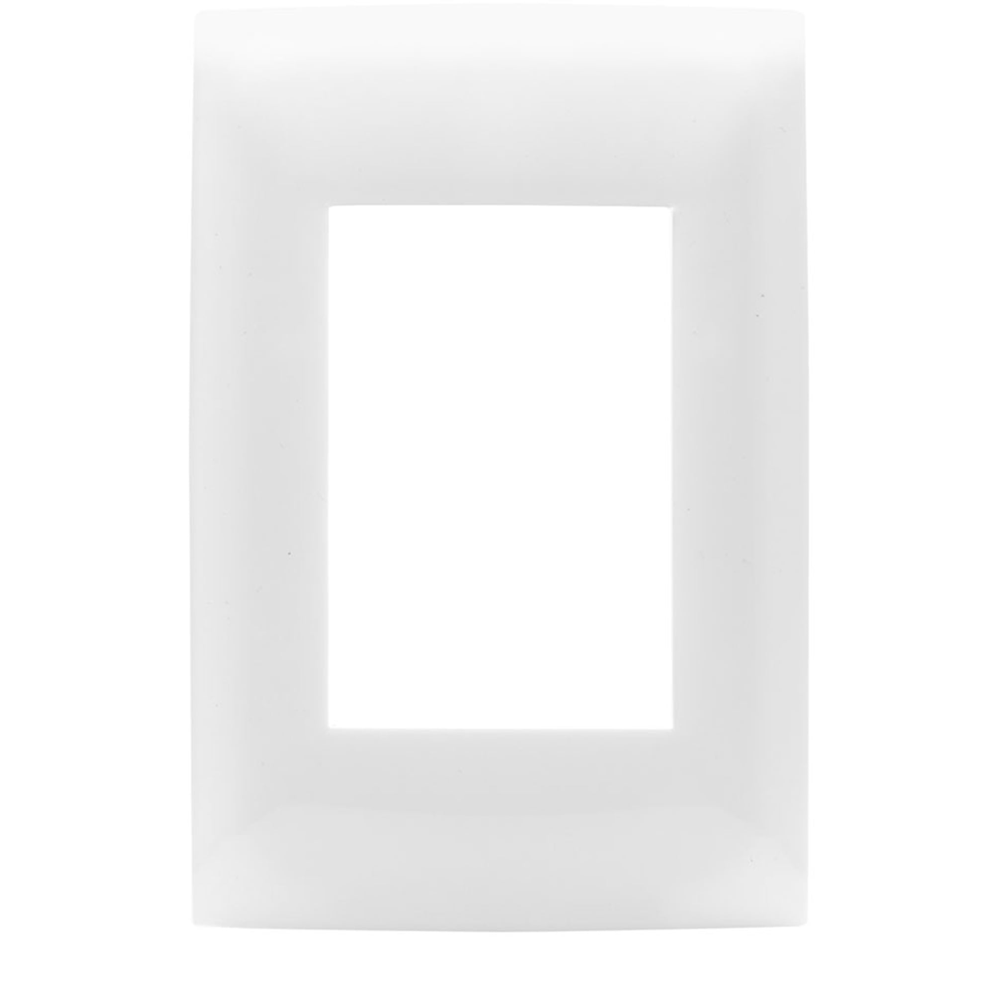 PLACA SIMPLE 3 MODULOS CIEN BLANCA