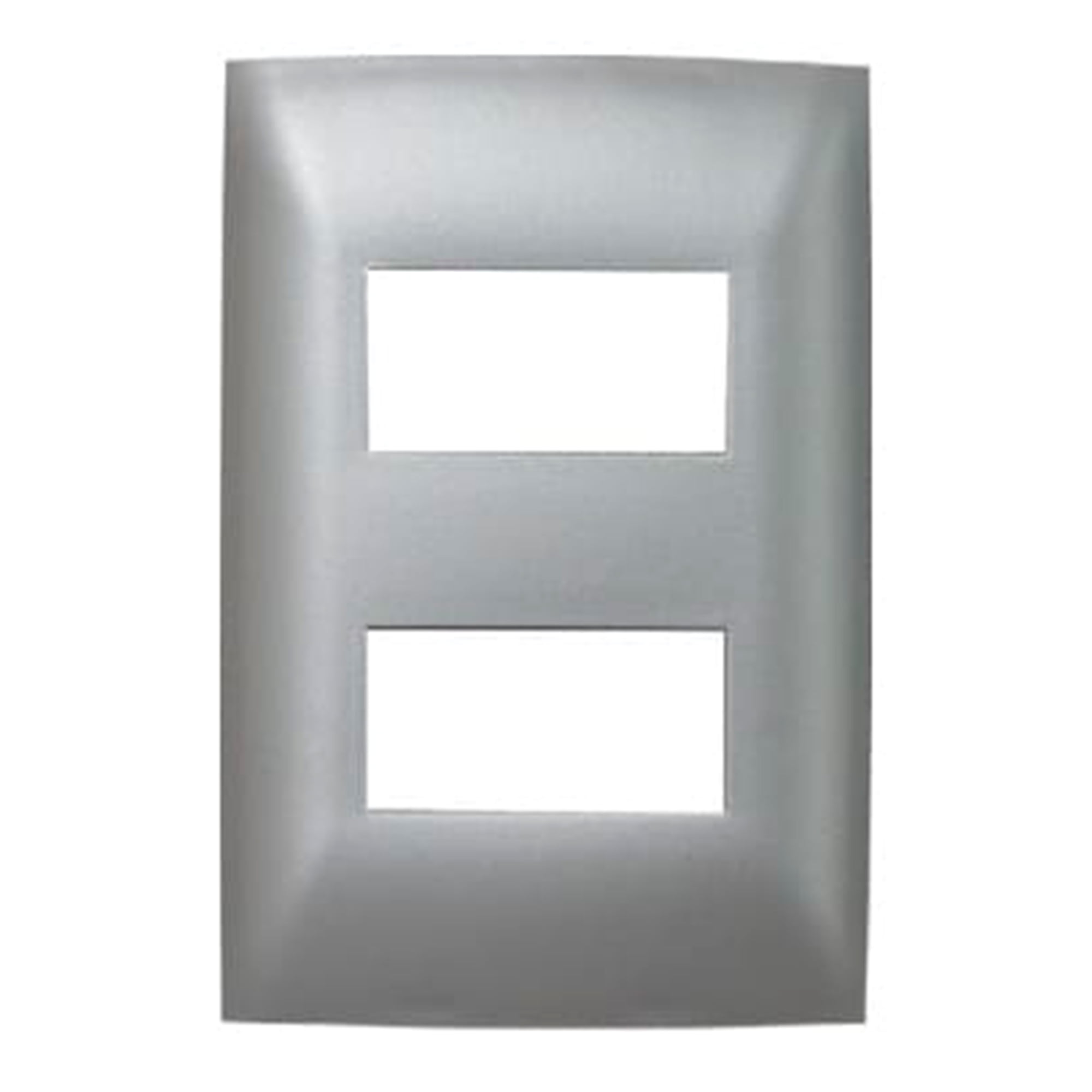 PLACA SIMPLE 3 MODULOS CIEN BLANCA