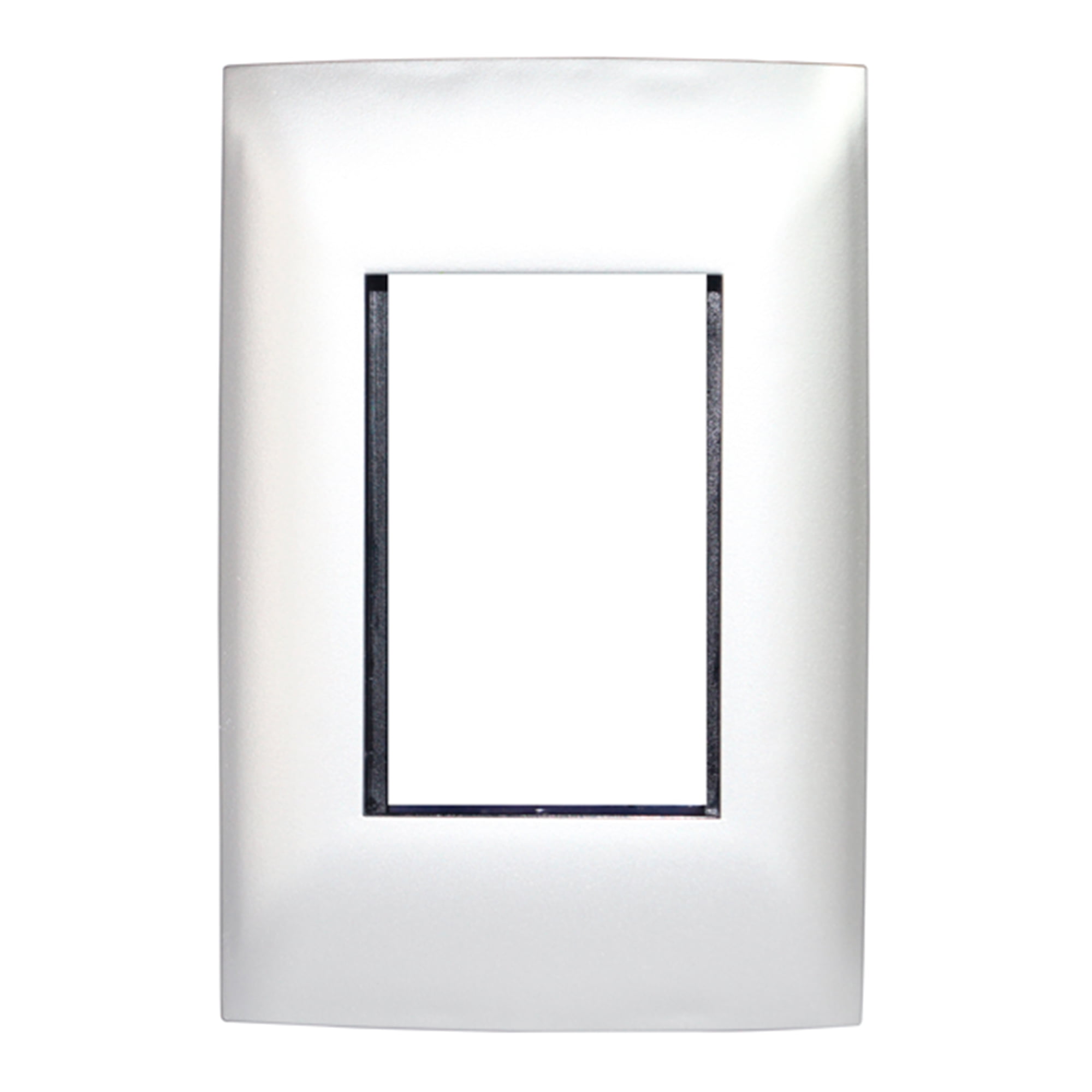 PLACA SIMPLE 3 MODULOS CIEN BLANCA