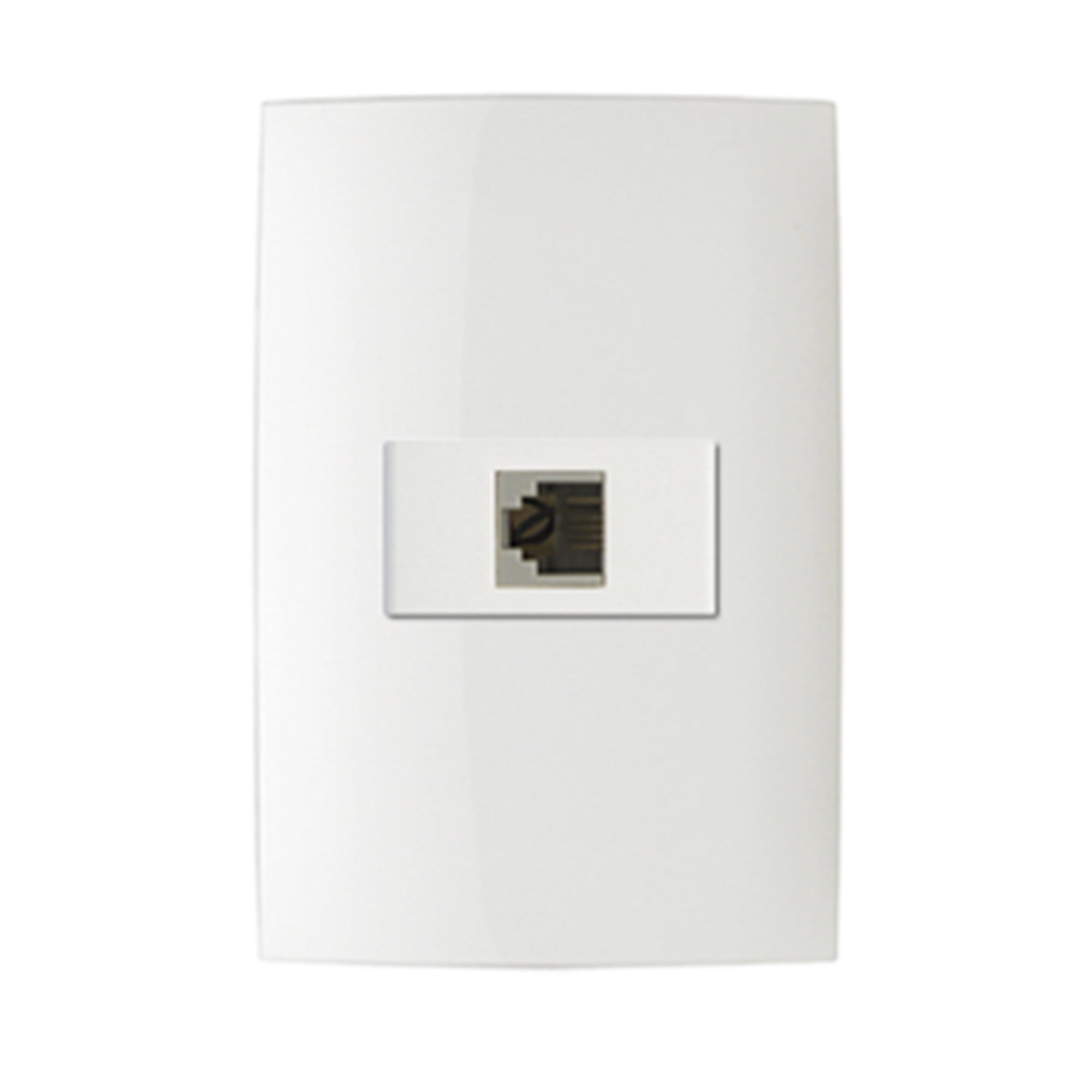 TOMA SIMPLE UNIVERSAL 10A 250V BLANCO (1 MÓDULO)