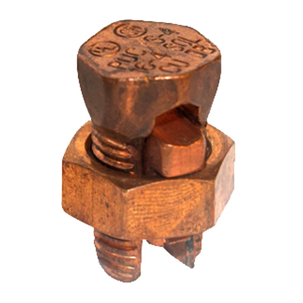 CONECTOR A TIERRA DOBLE P/ 1 CABLE 2/0 Sol.-250 kcmil, PERNO 1/2” UL