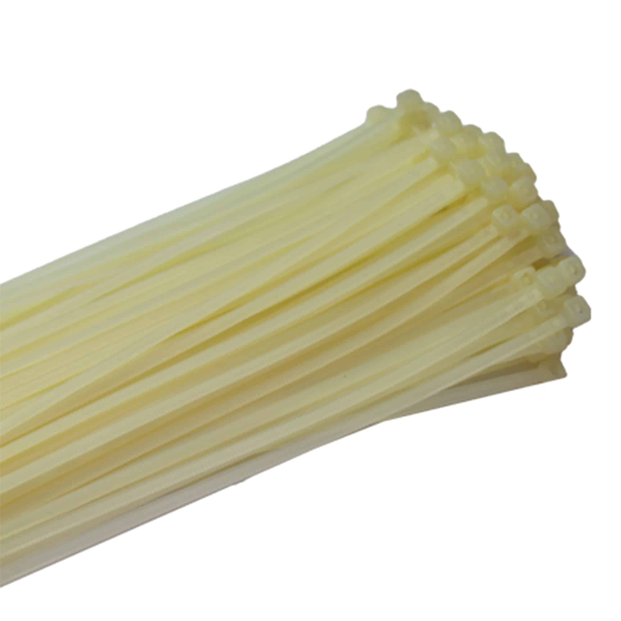 CINTILLO 380MM X 4.8MM COLOR BLANCO PKT 100