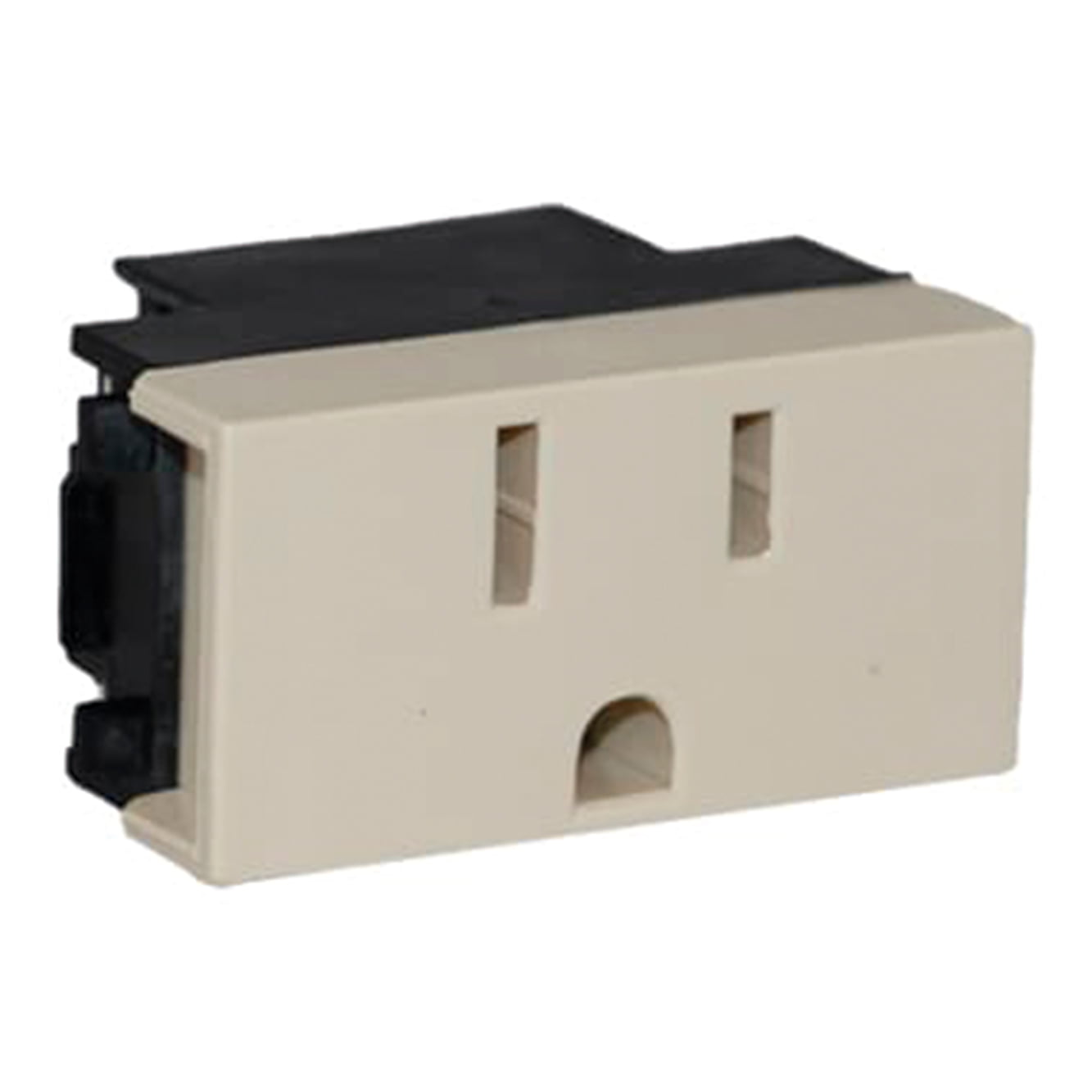 TOMACORRIENTE POLARIZADO CIEN C/TIERRA 15A 125/250V~ MARFIL