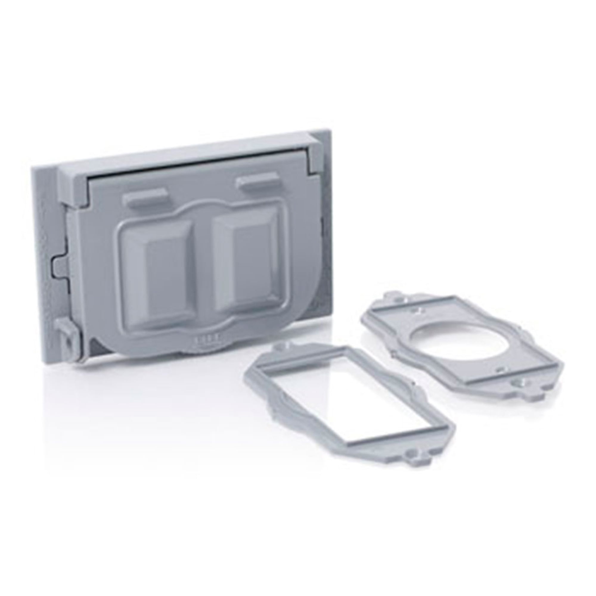 PLACA SIMPLE NYLON P/INTERRUPTOR MARFIL