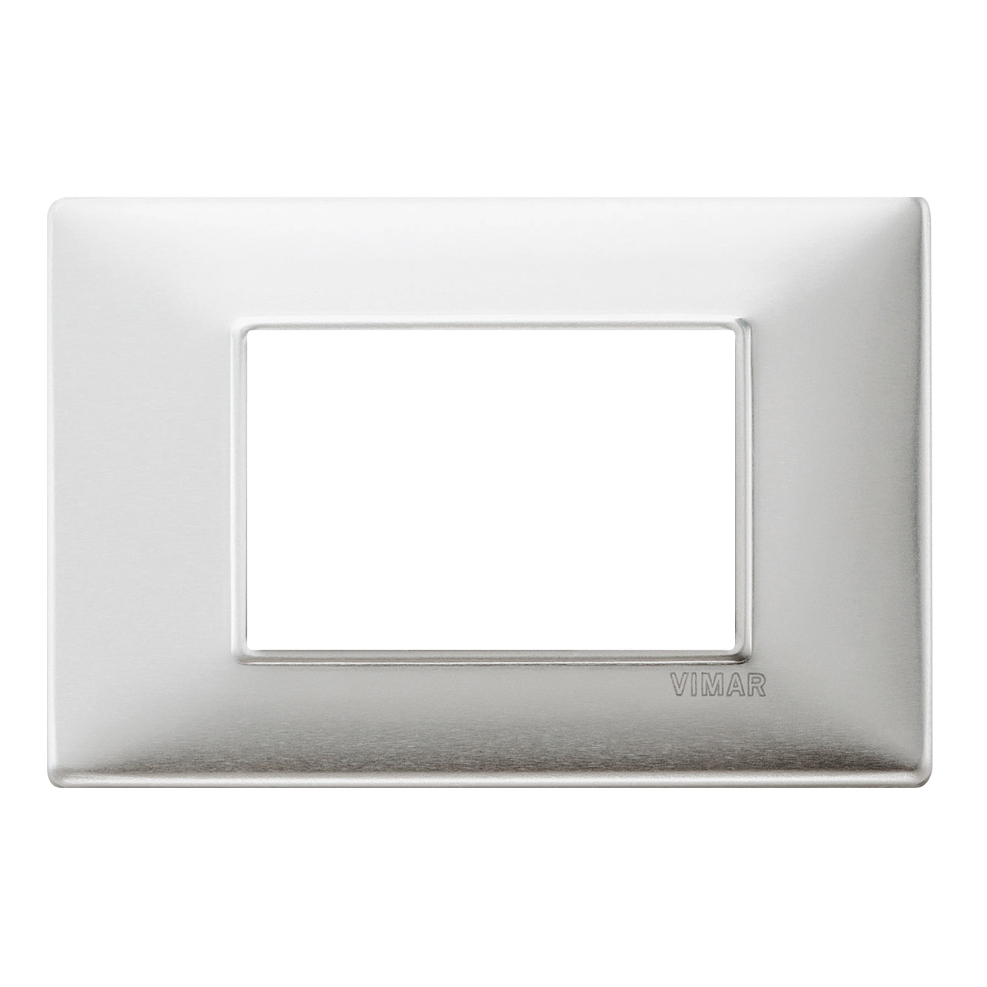 Soporte para placa 4 Módulos c/tornillos (línea PLANA)