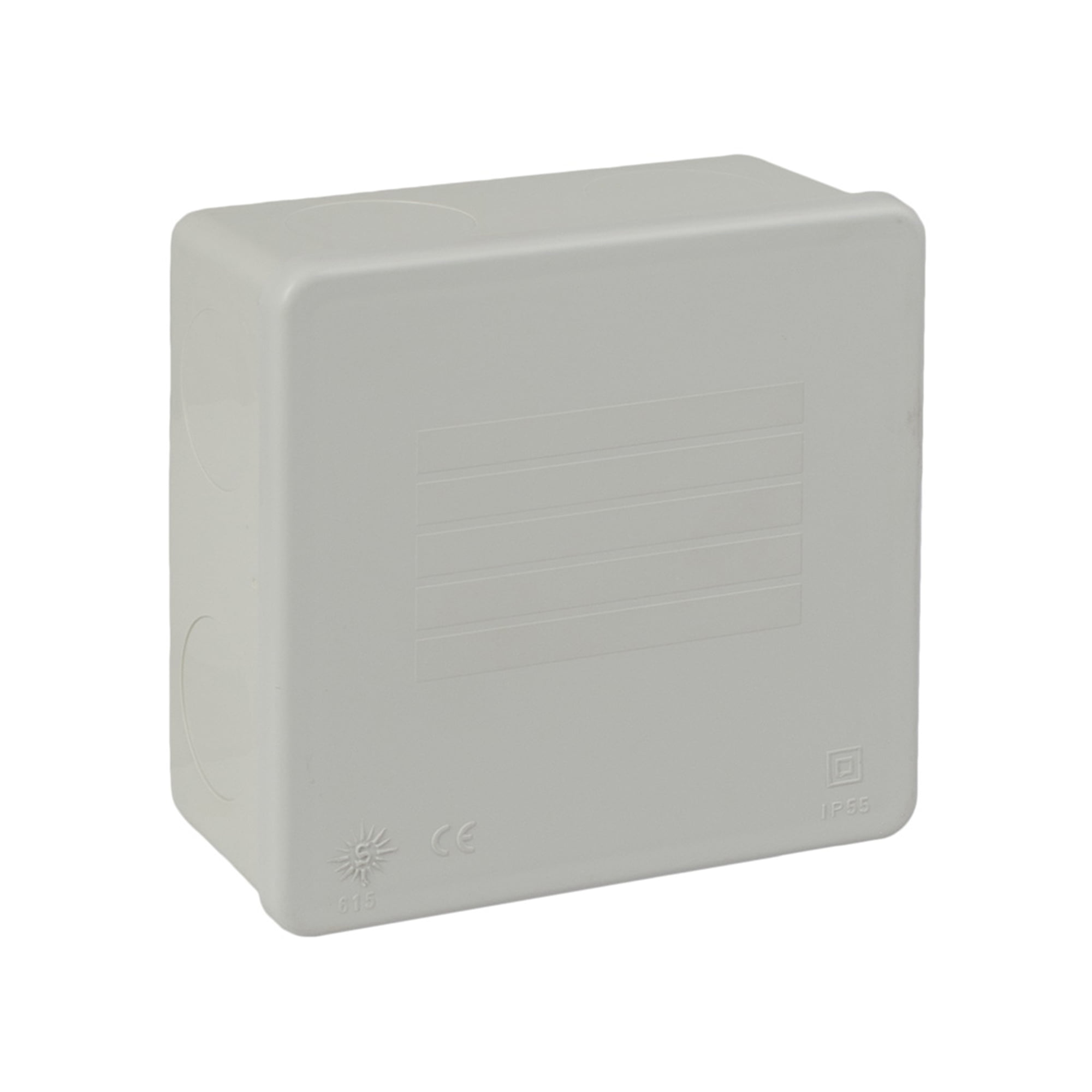 CAJA CUADRADA 4X4 1.45'' BLANCO