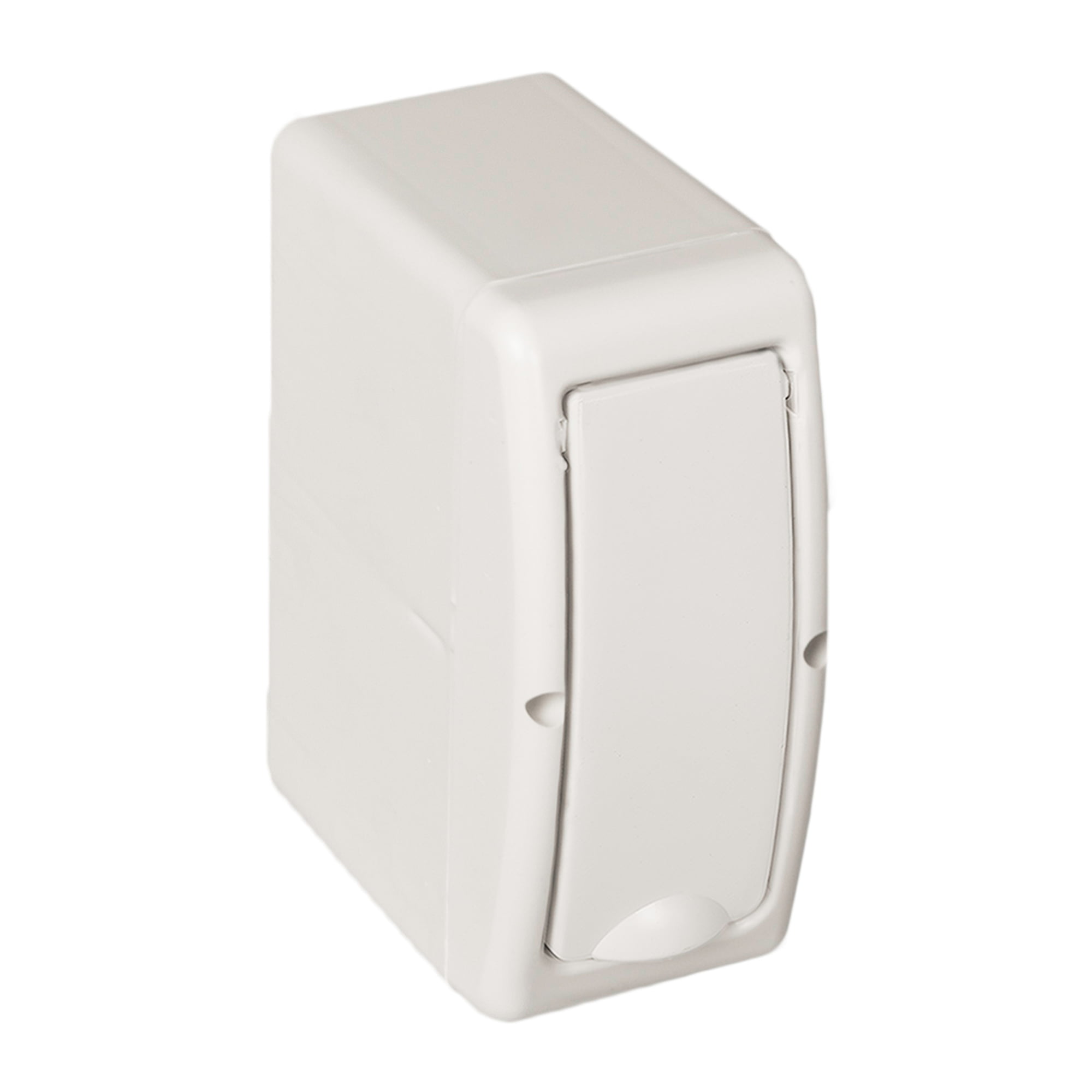 TABLERO EMPOTRADO TERMOPLÁSTICO, 22P, PUERTA FUMÉ VERTICAL, 450x222x72mm