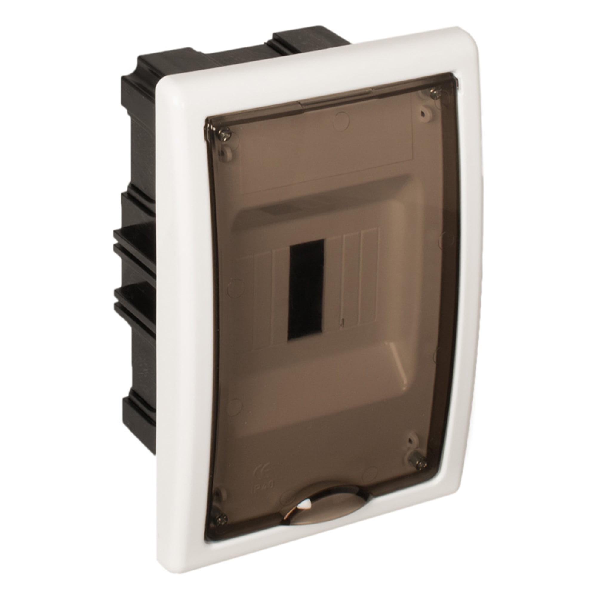 TABLERO RIEL DIN ADOSA. LIBRE DE HALÓGENO 2 POLOS MARFIL 40X140X58MM