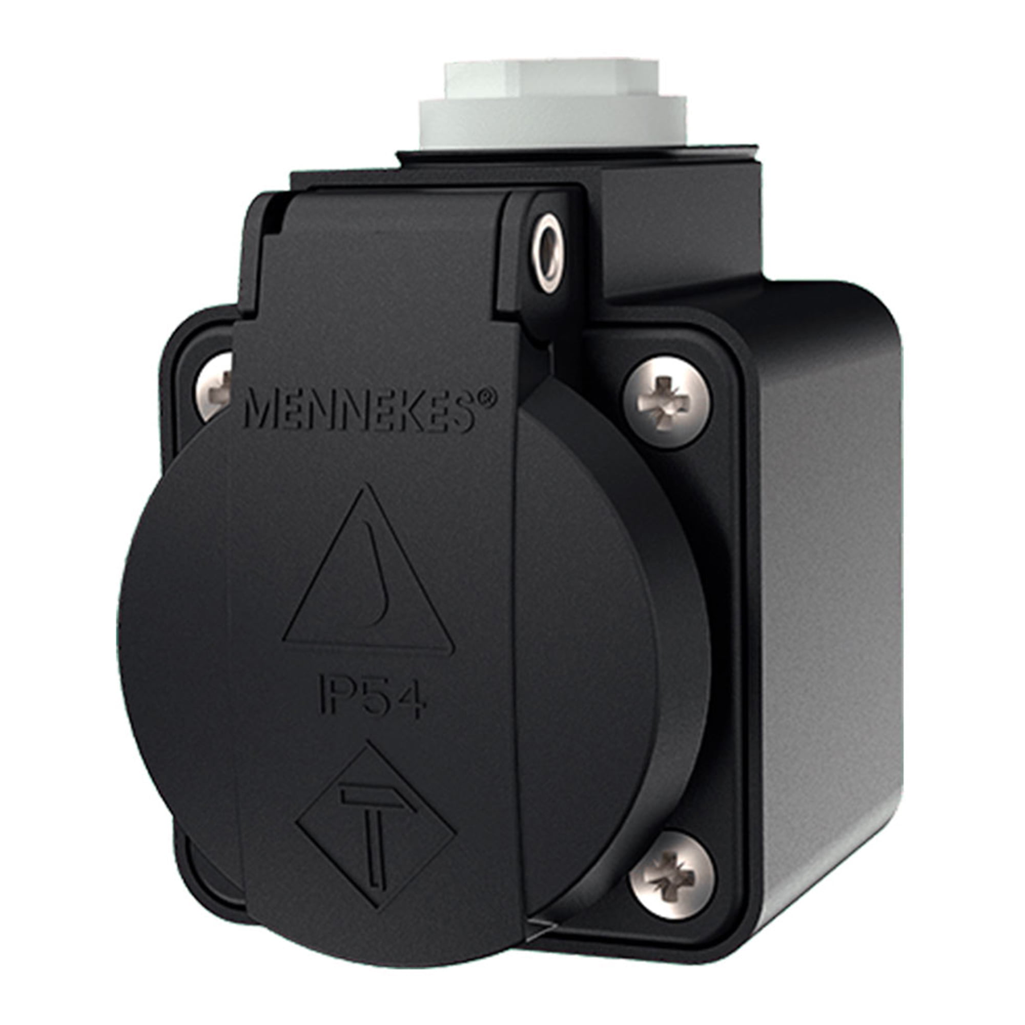 TOMA VISIBLE SCHUKO 16A 2P+T 250V AZUL HERMÉTICO IP68