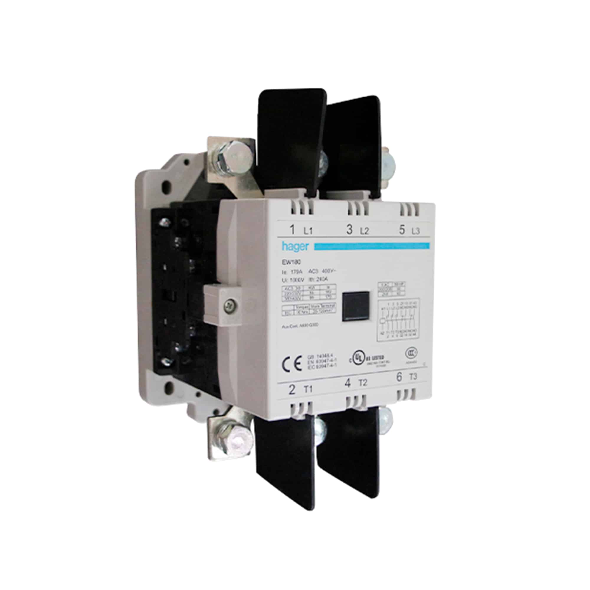 Contactor EW 85A/AC3 2NA+2NC 380V 50/60HZ.