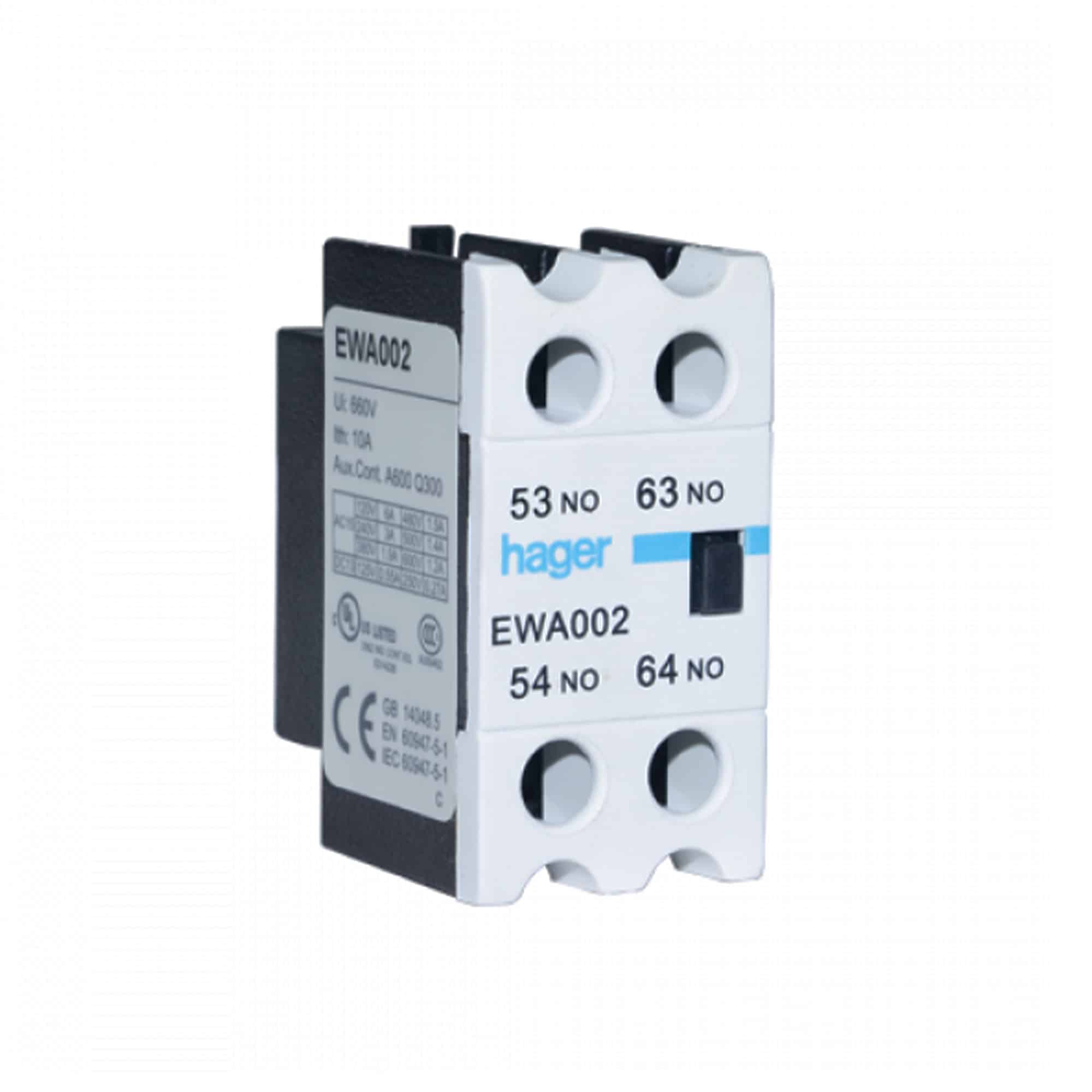 Contactor EW 85A/AC3 2NA+2NC 380V 50/60HZ.