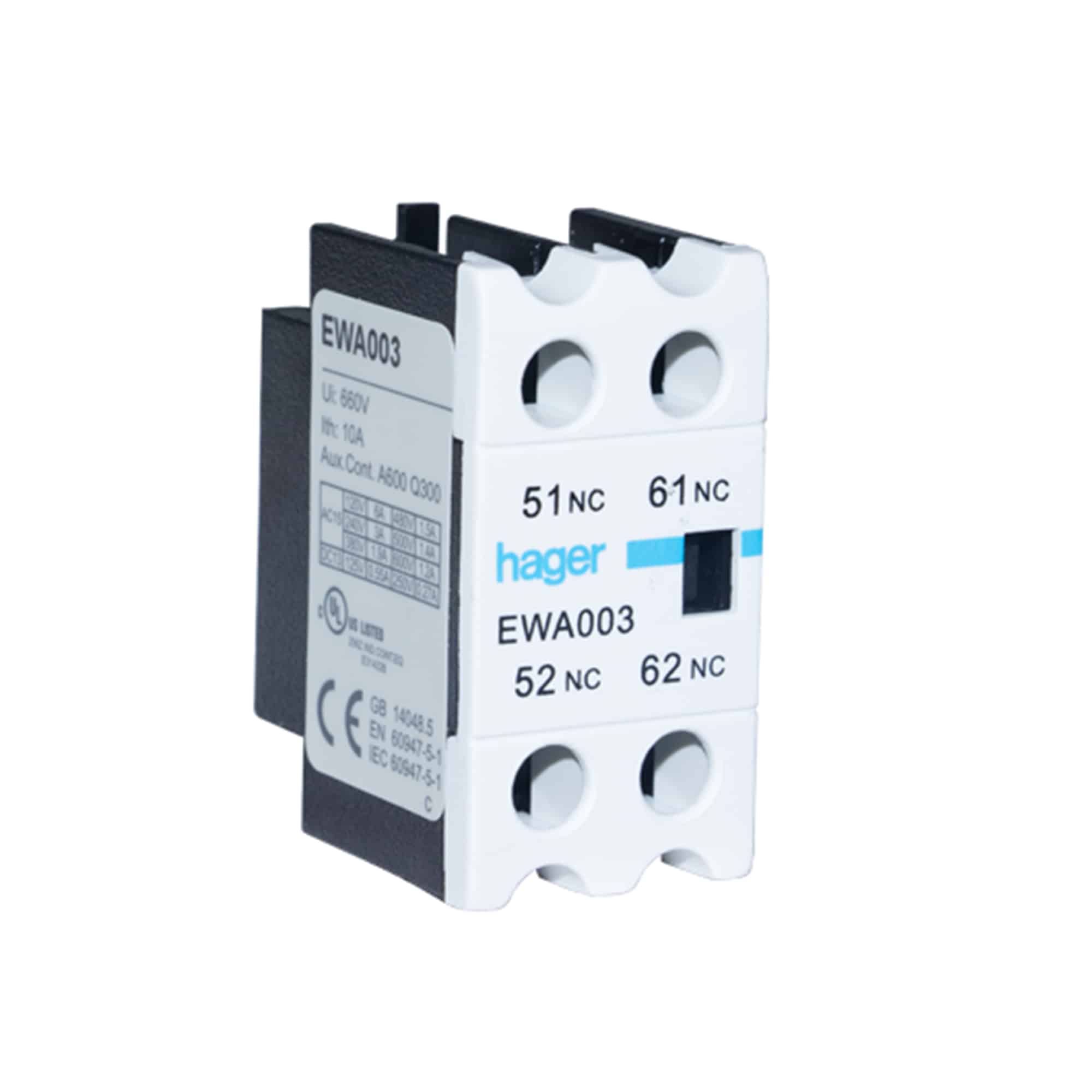 Contactor EW 85A/AC3 2NA+2NC 380V 50/60HZ.