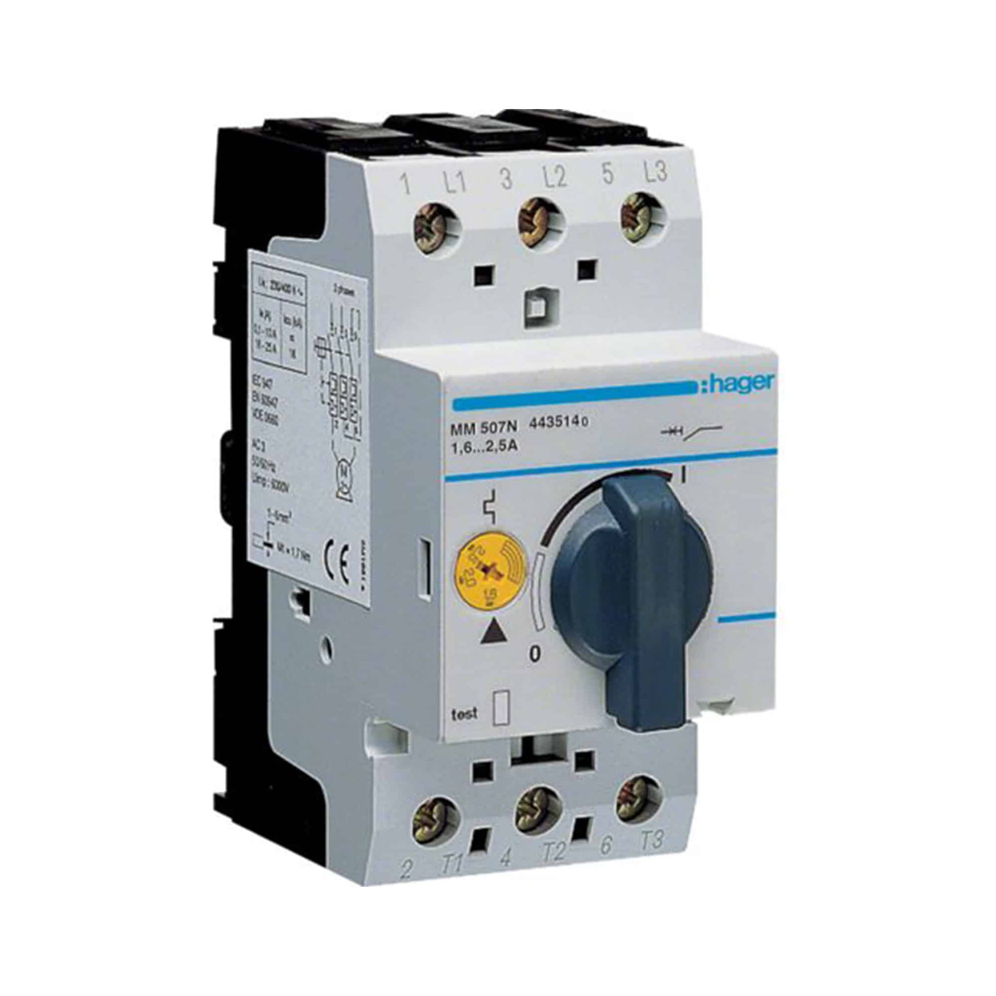 INT. RIEL TERMOMAGNÉTICO HMK 2P 100A, C 30KA/400V