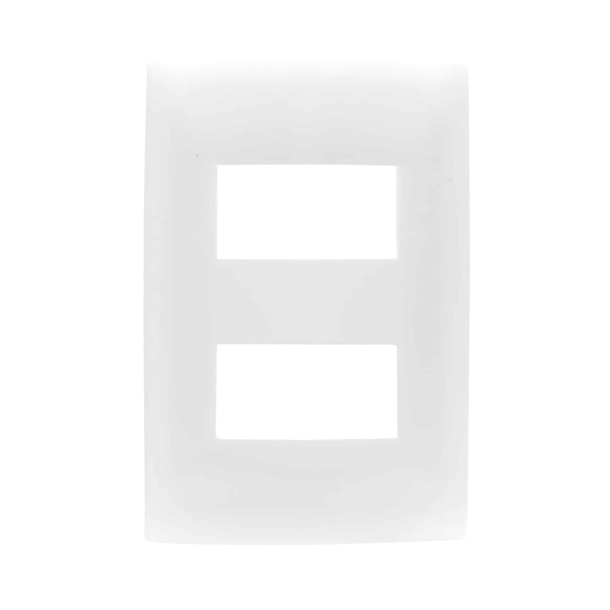 Placa Hermética para empotrar IP55 - 3 Módulos (Línea PLANA)