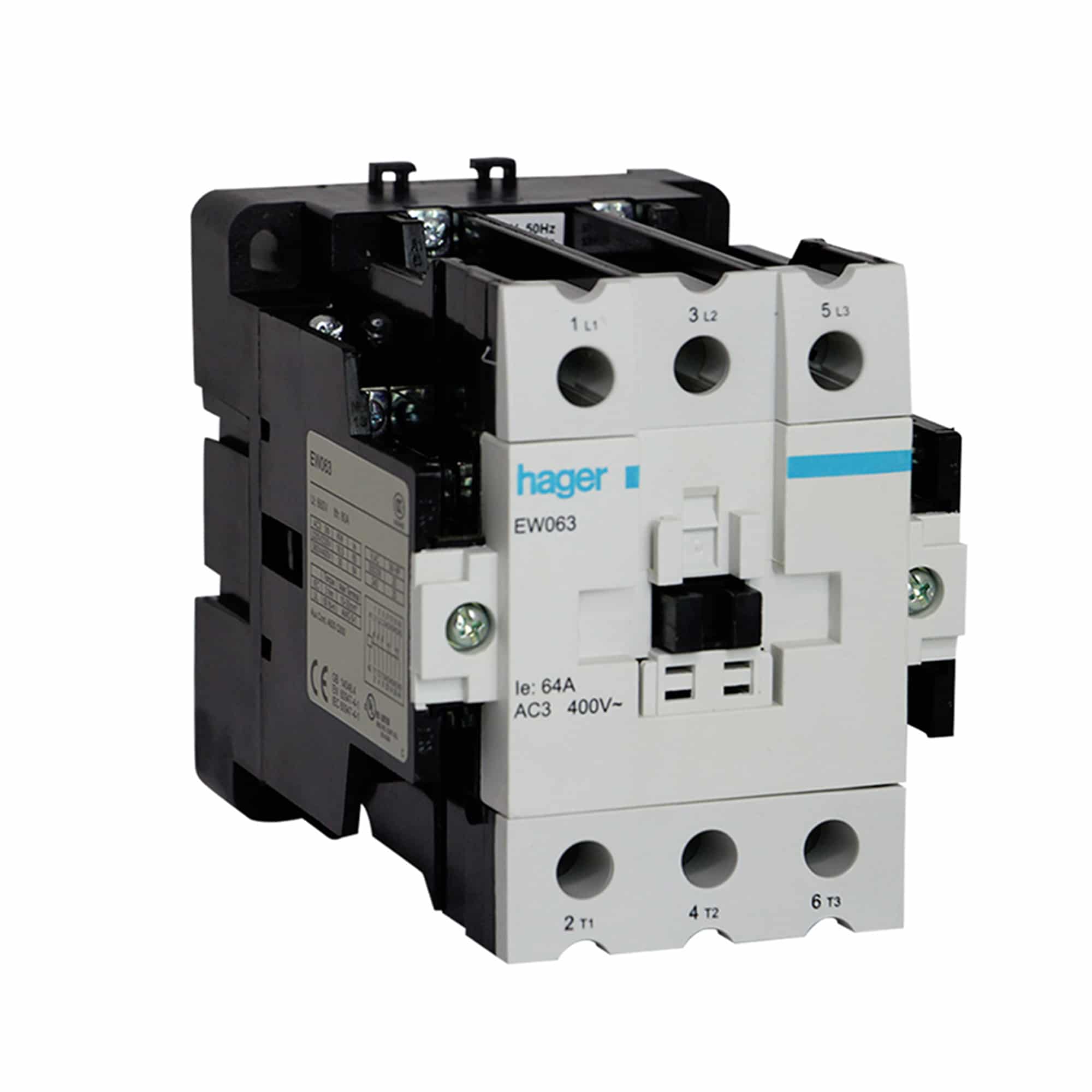 Contactor EW 85A/AC3 2NA+2NC 380V 50/60HZ.