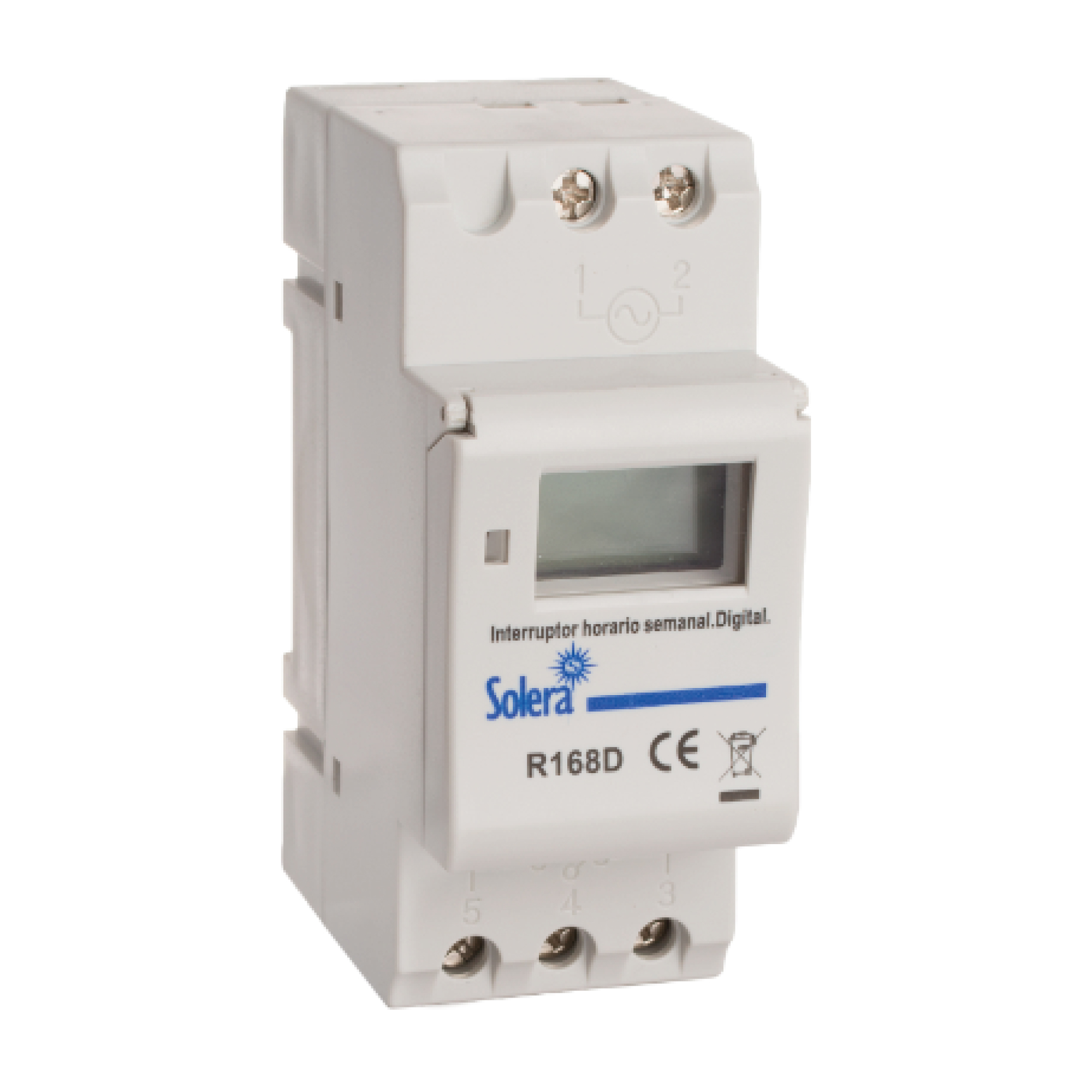 INTERRUPTOR HORARIO SEMANAL DIGITAL-ANALOGICO 230V AC