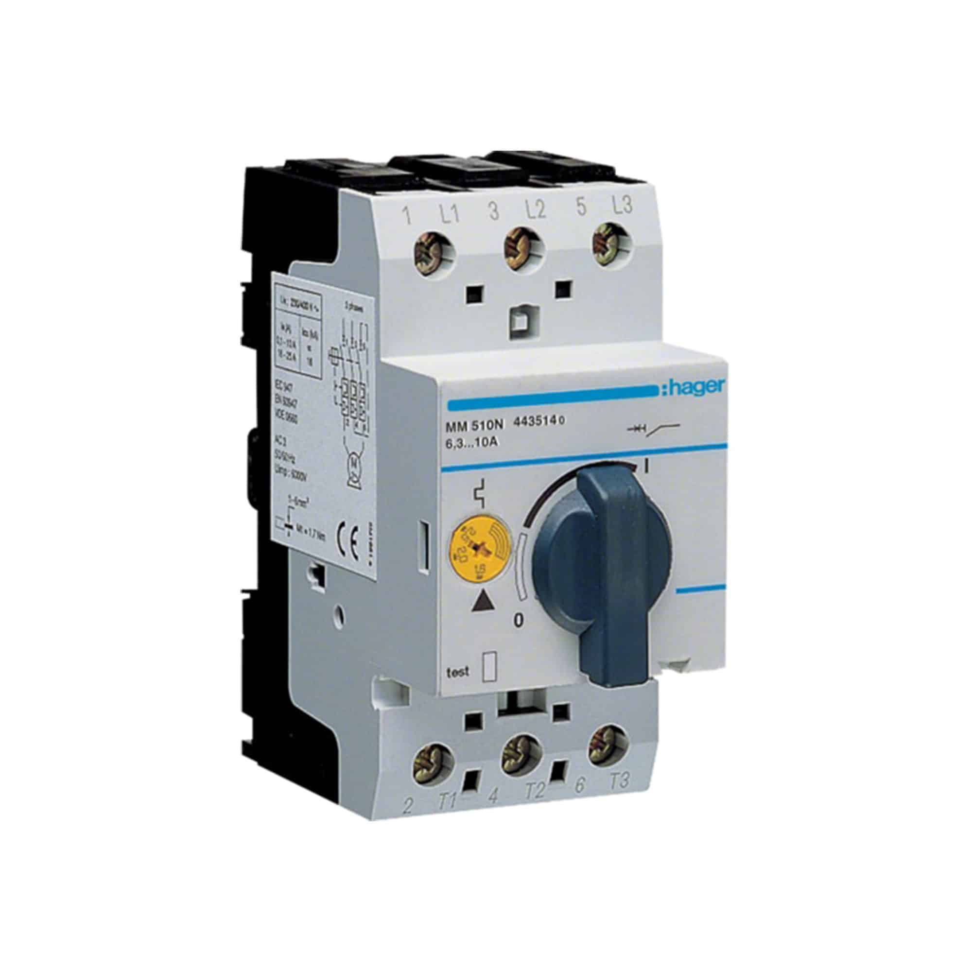 INT. RIEL TERMOMAGNÉTICO MU 2P 20A, C 20KA/220V (IEC60947-2)