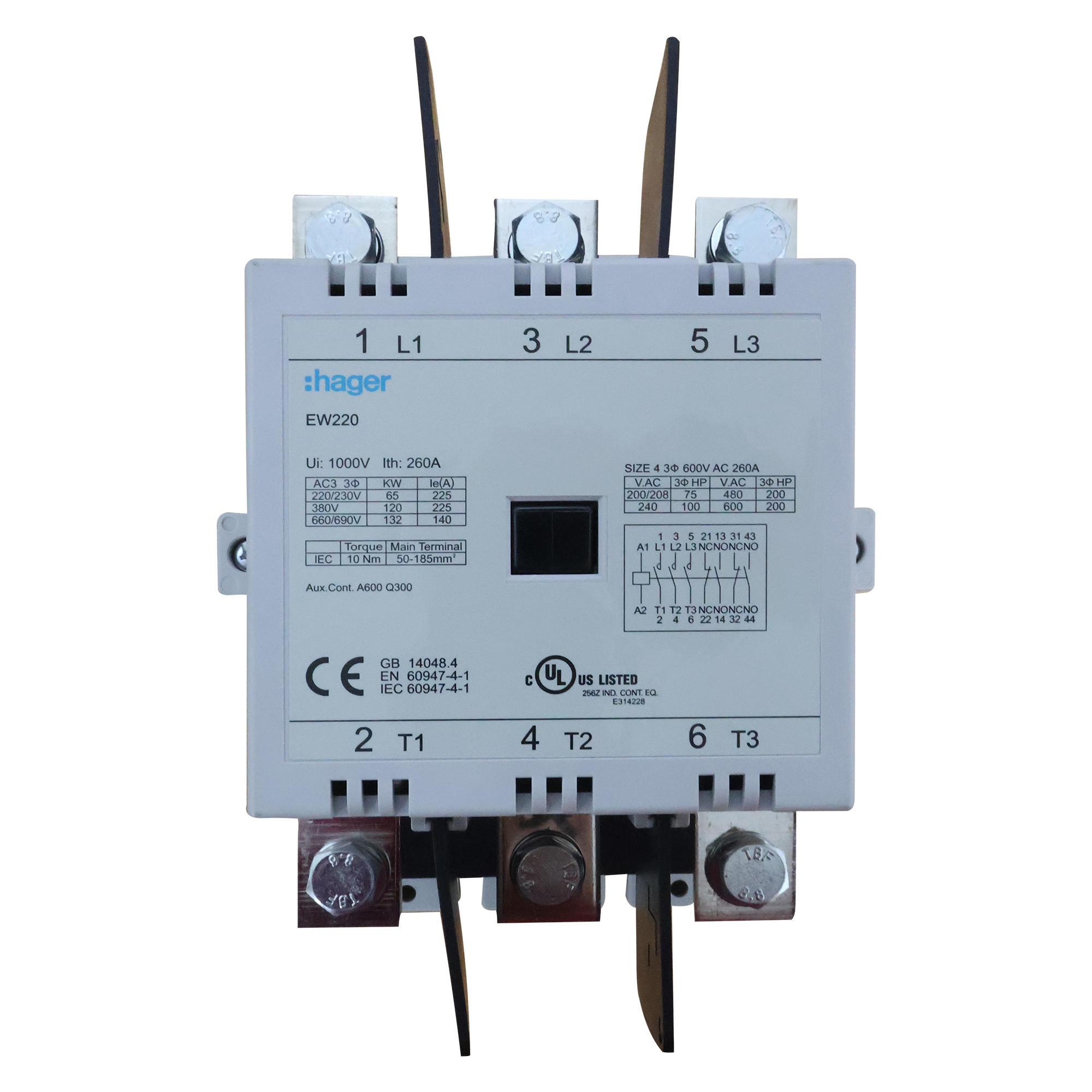 INT. RIEL TERMOMAGNÉTICO MU 2P 20A, C 20KA/220V (IEC60947-2)