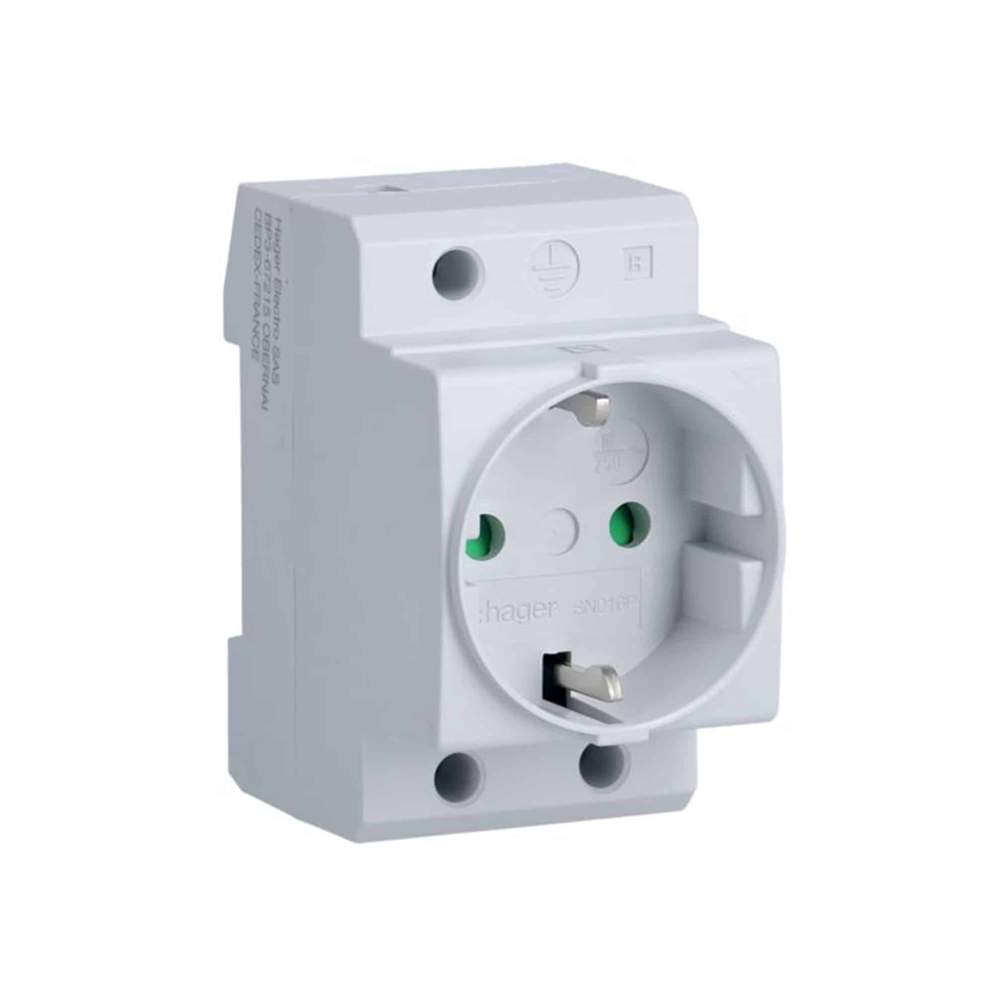 ENCHUFE 2 PATAS 15A 125V PVC-CAUCHO NEGRO