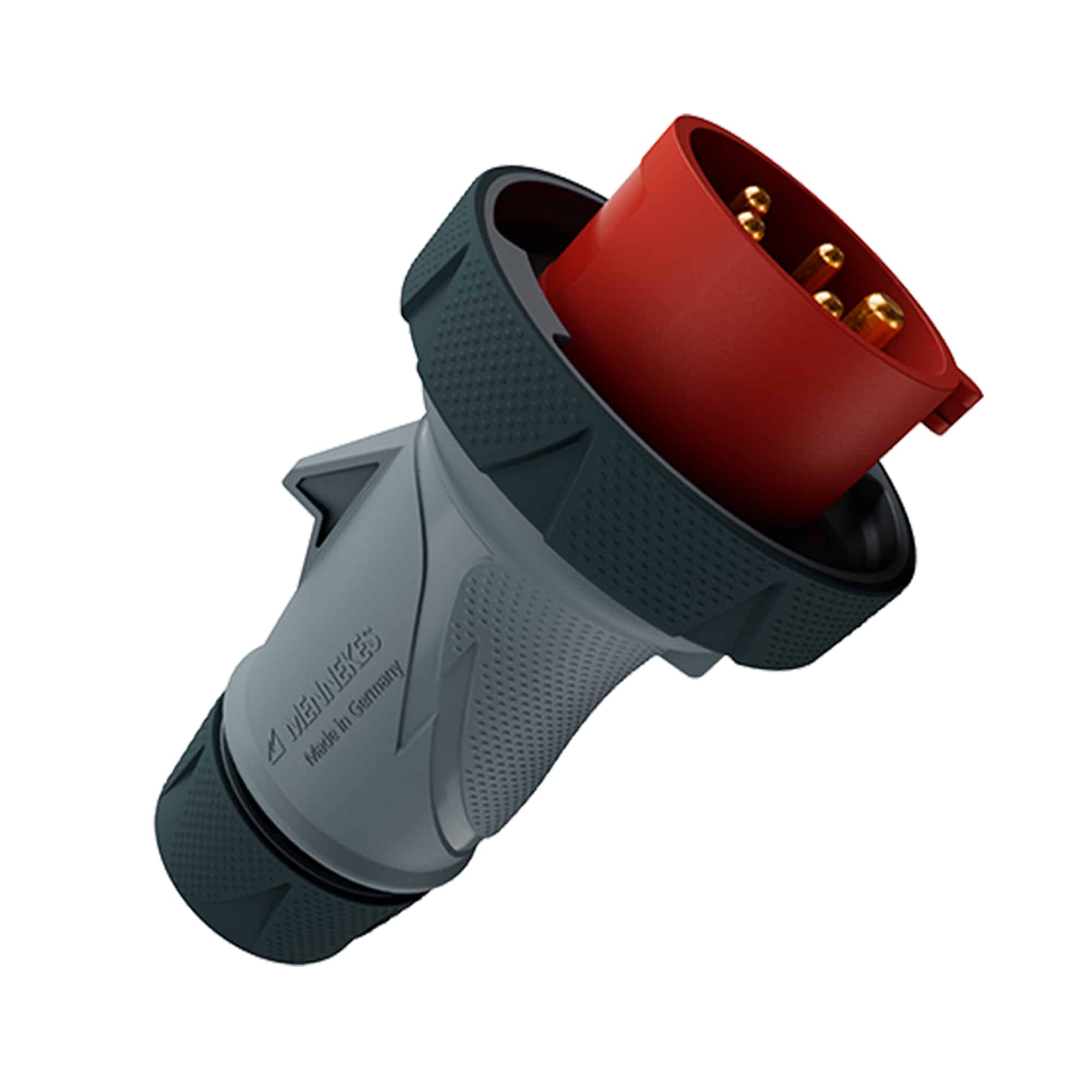 TOMA VISIBLE CON INTERRUPTOR Y ENCLAVAMIENTO 32AMP 3P+N+T 415V ROJO 6H IP67 Ex 5608A